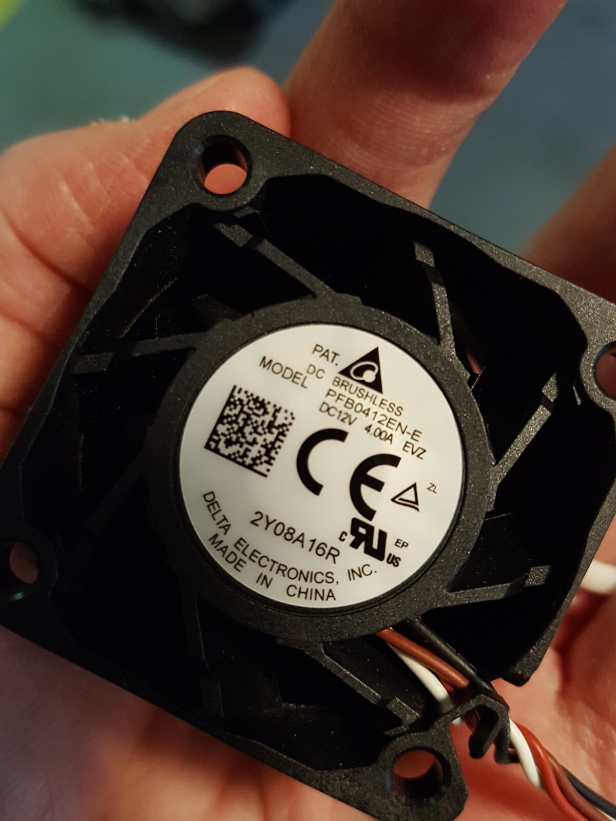 Delta Electronics PFB0412EN-E EVZ MODEL BRUSHLESS DC12V Cooling Fan