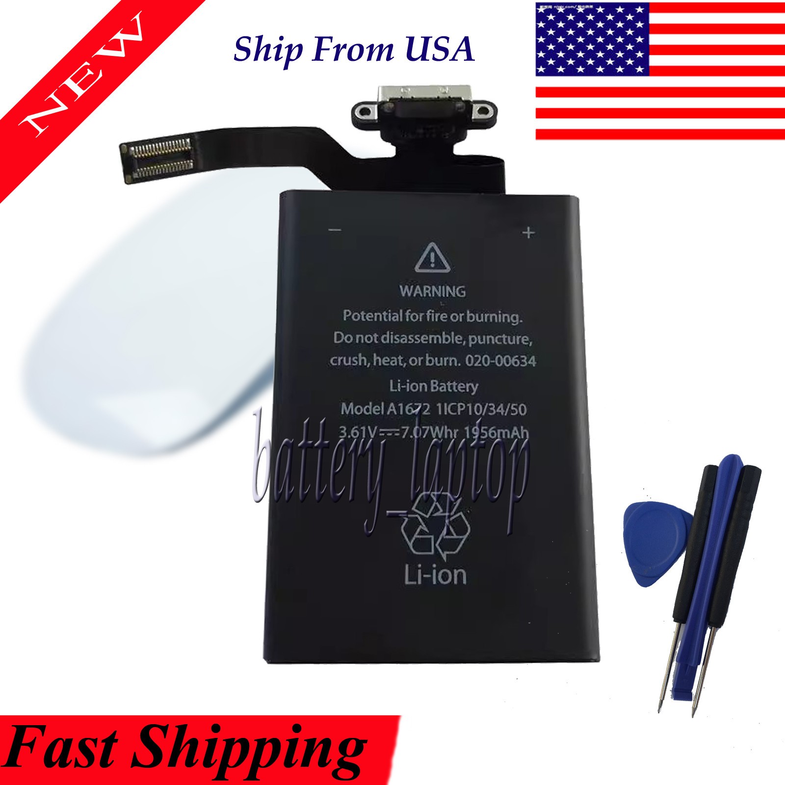 New Battery For Apple Magic Mouse A1672 A1657 2 020-00634 020-00633 1956mAh