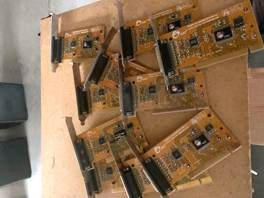 Various brands PCI Parallel CARD LOT OF 7 all work and tested