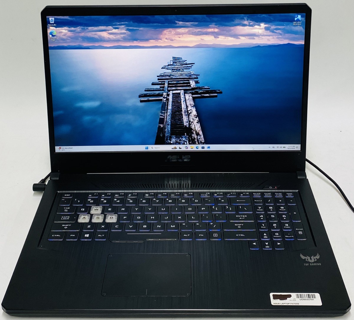 ASUS TUF Gaming FX705D 17.3" Ryzen 5 3550H 8GB RAM 512GB SSD GTX 165 (UD5033791)