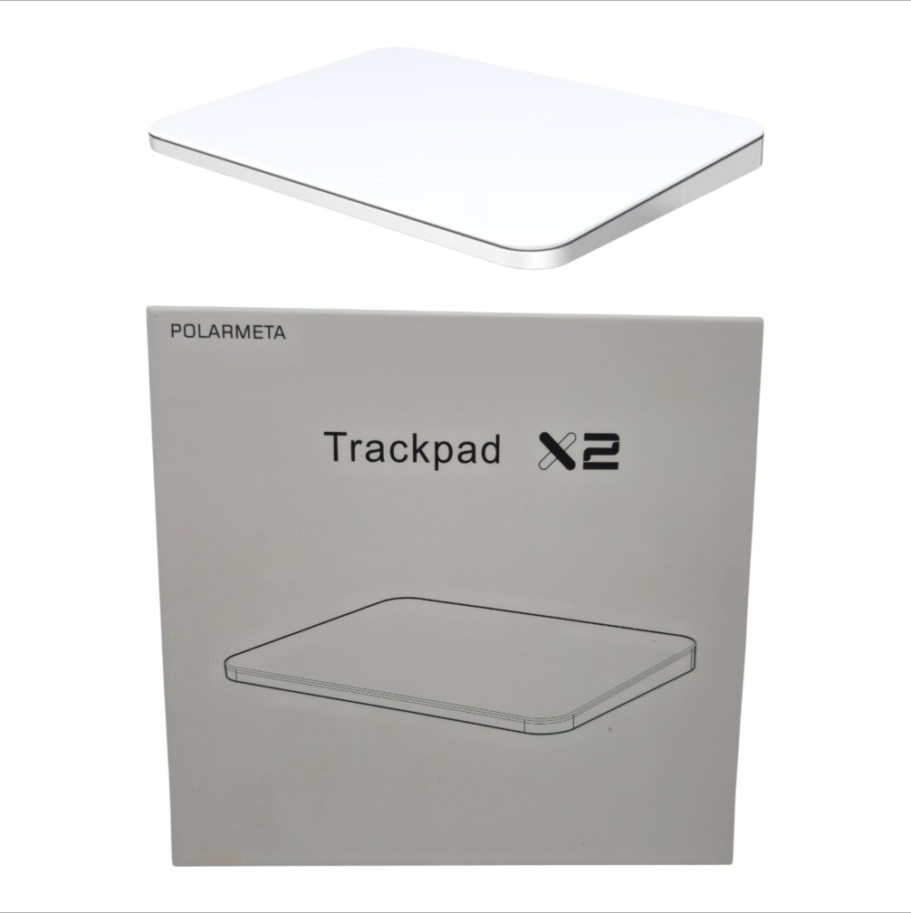 POLARMETA X2 Wireless Trackpad 2.4GHz USB Multi-Touch Mac Windows Rechargeable