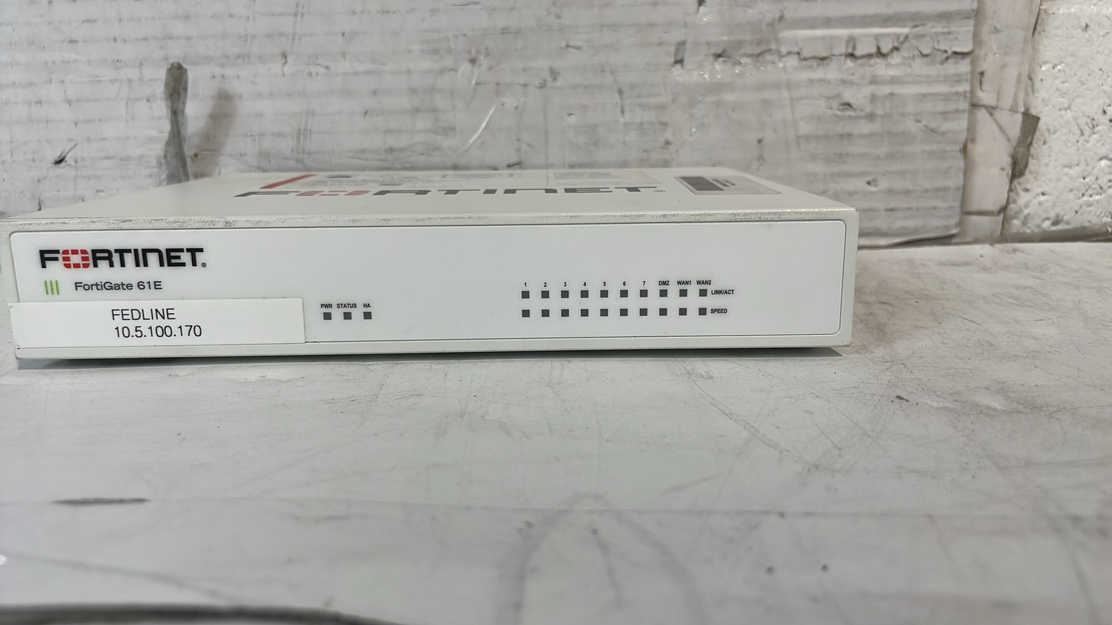 Fortinet FortiGate-61E FG-61E-USG Gigabit Security Gateway Firewall VPN Router