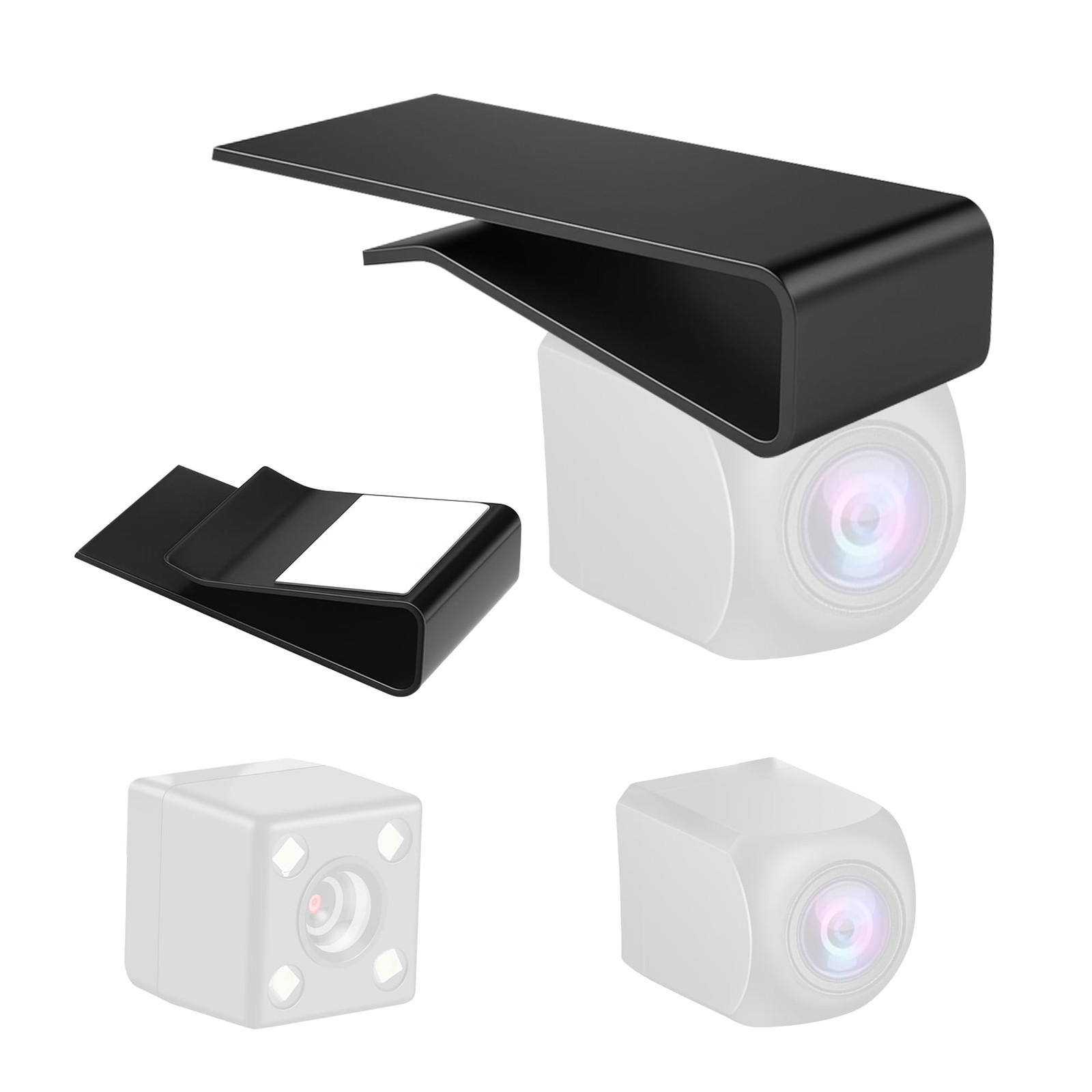 Metal Universal Rear Window Dash Cam Mount – Slide-Down Vehicle Window Clip Brac