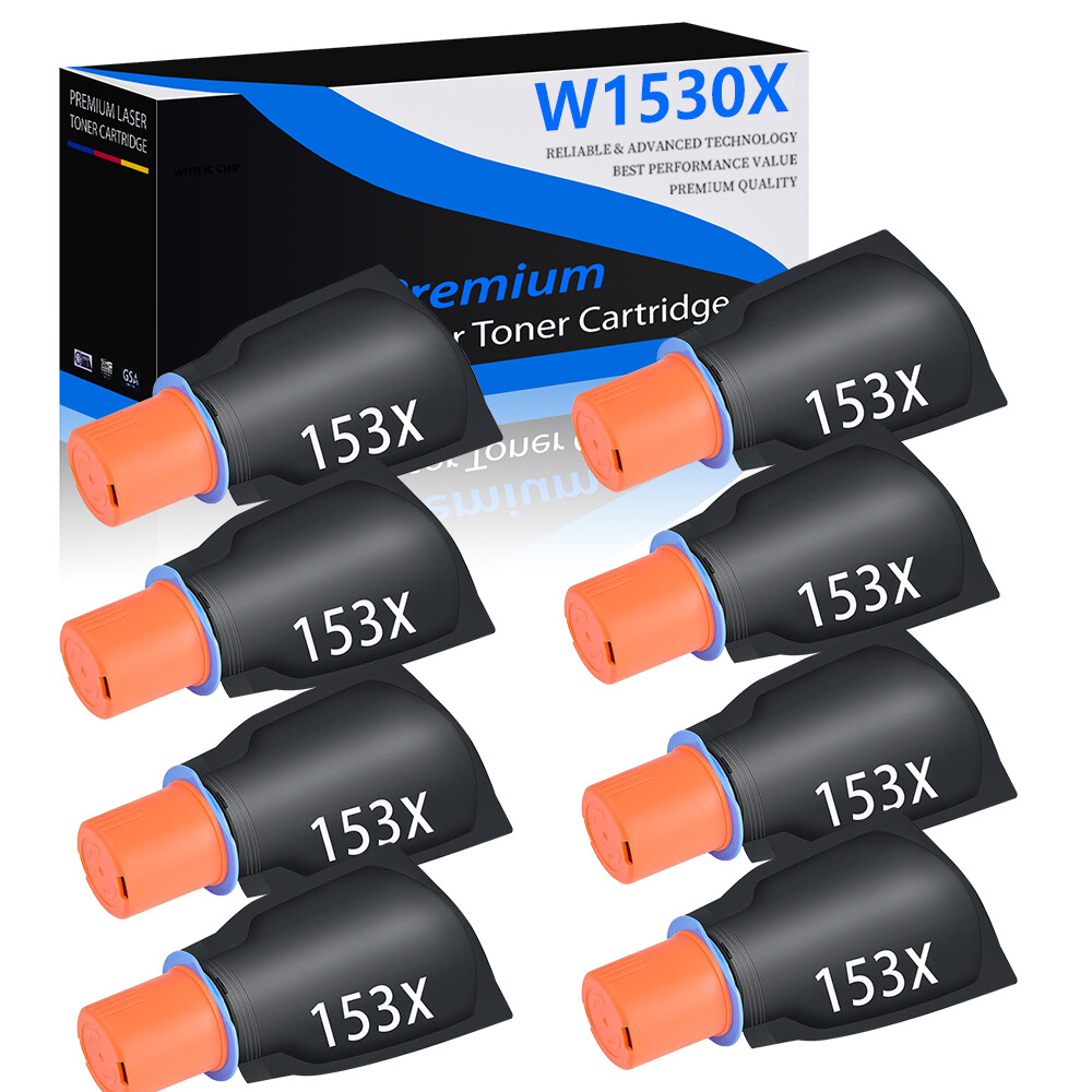 8PK W1530X Compatible with HP 153X Toner Cartridges for MFP 2604SDW 2606 2606DW