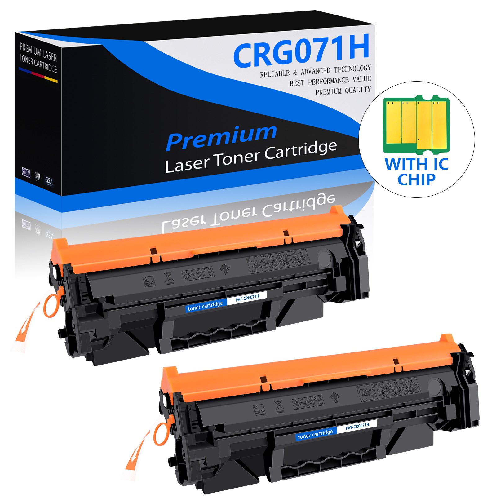 071H with Chip Compatible for Canon CRG 071H CRG071H LBP122dw LBP122 LBP120