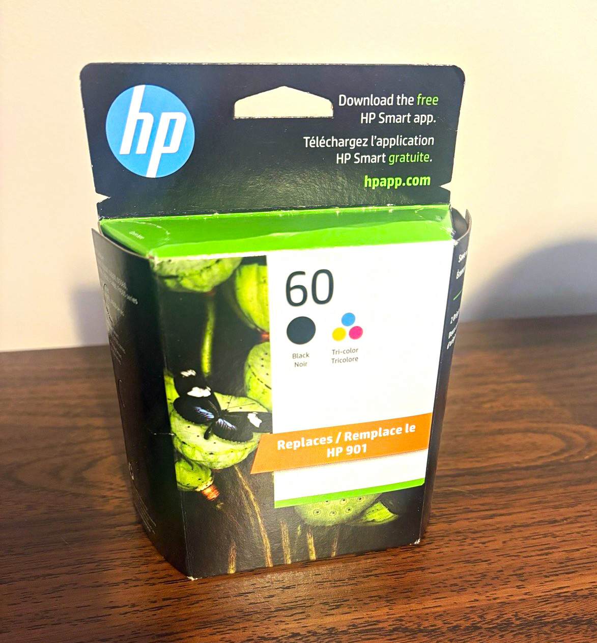 HP 60 Genuine Original Ink Cartridges Black & Tri-Color NEW