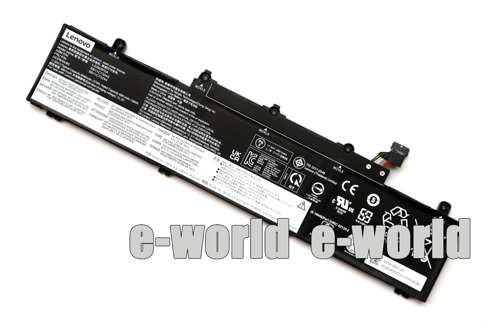 New Genuine L20M3PD4 L20D3PD4 L20C3PD4 Battery for Lenovo ThinkPad E14 E15 Gen 3