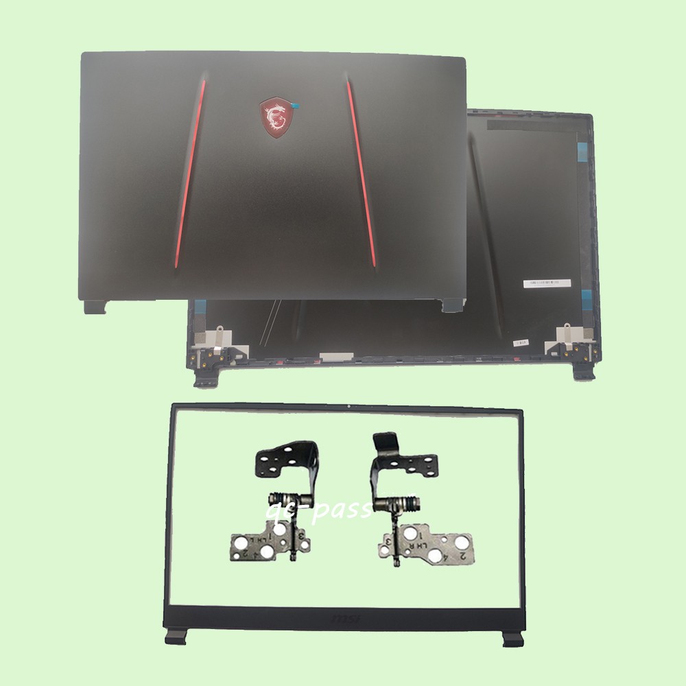 New Black Back Cover Bezel Hinges For MSI Raider GP75 GL75 GE75 MS-17E1 MS-17E3 