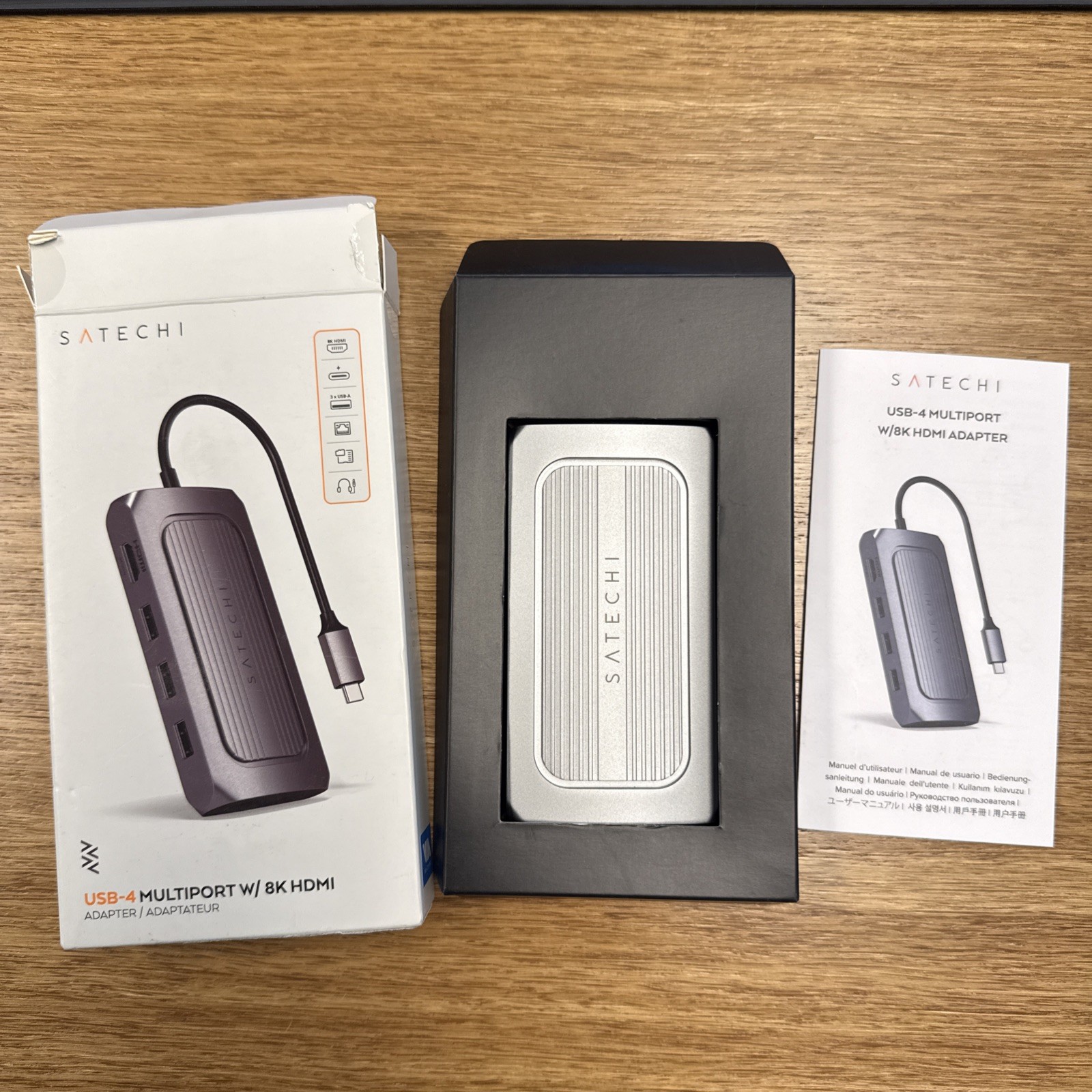 Satechi USB-4 Multiport W/ 8K HDMI Adapter ST-U4MA3M