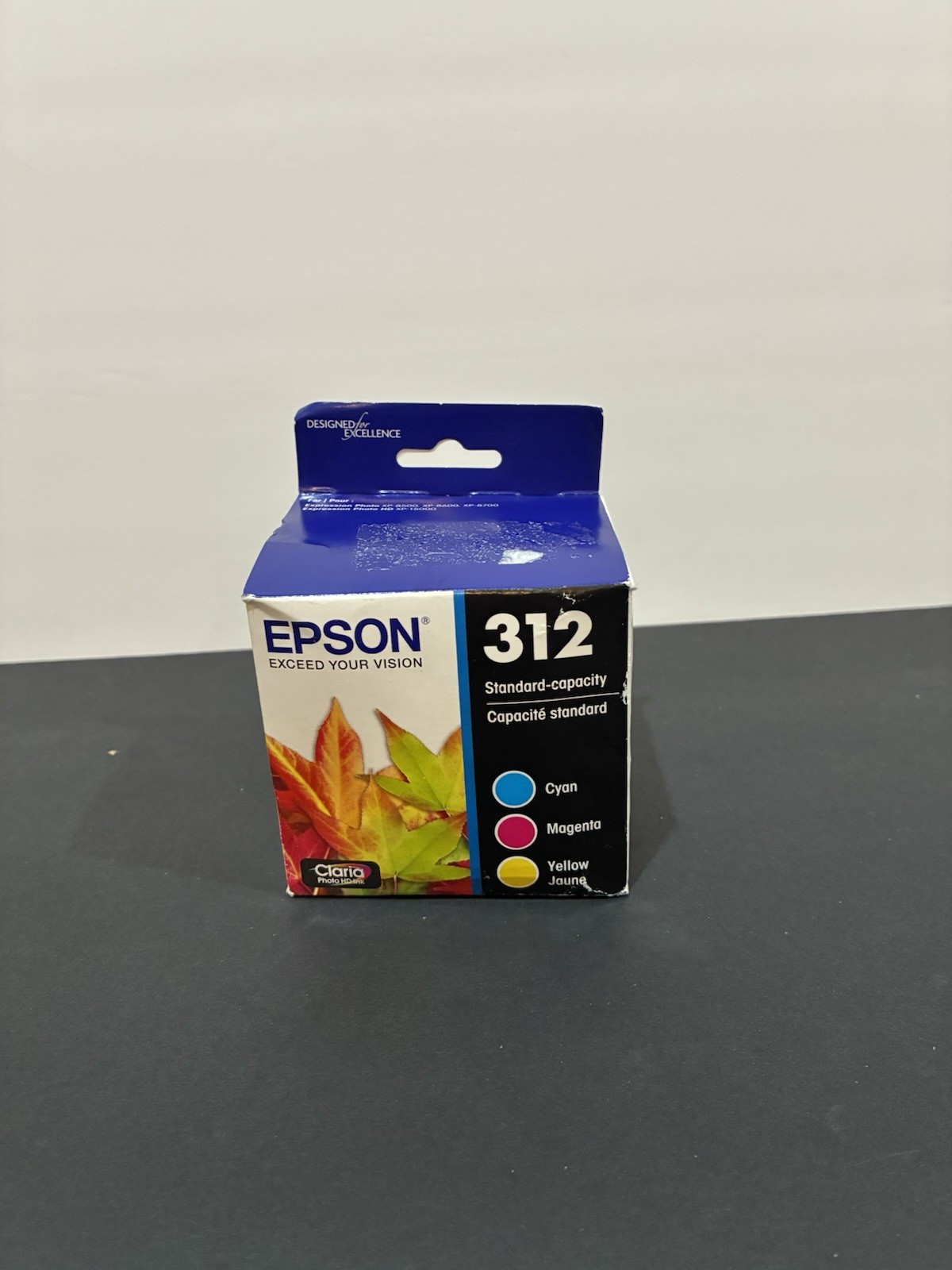 NEW Genuine Epson 312 Standard Capacity Ink Cartridges 3 Color Exp 10/2028