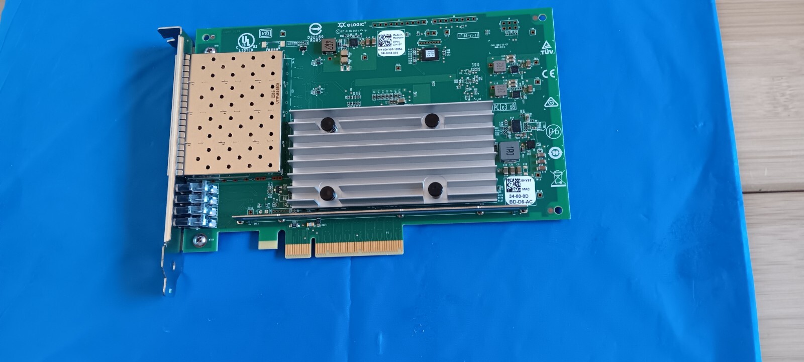 Dell QLogic QL41164 10Gb SFP+ Quad Port Full Height - 0HY9T (IWARP and ROCEv2)