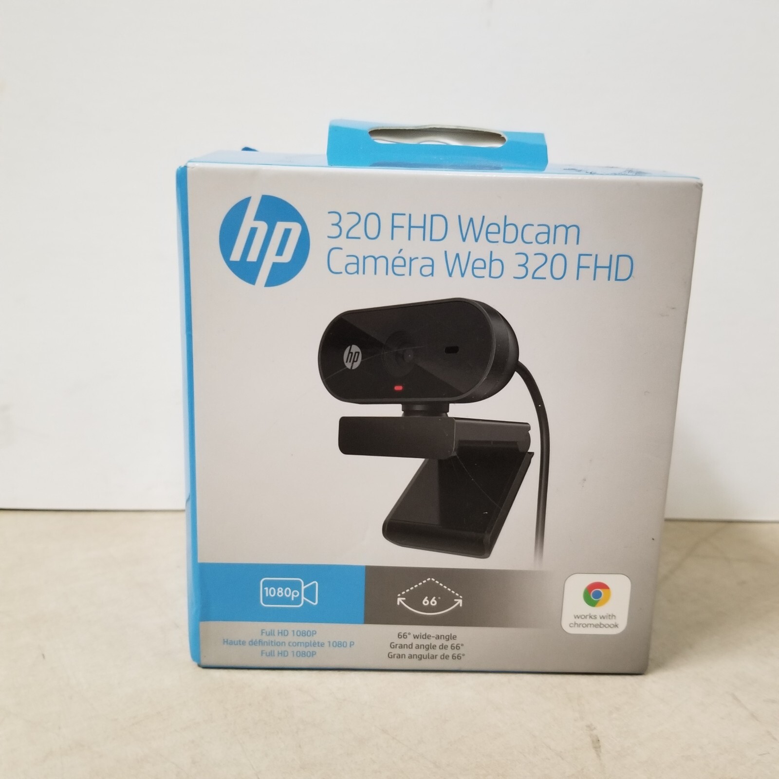 HP 320 Webcam - - Black - USB Type A 7CH2138R53