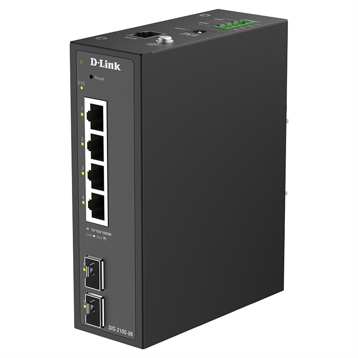 DIS-210G-06 D-Link DIS 210G-06 Switch Industrial Smart 6x/1000+ 2 1Gbps ~D~