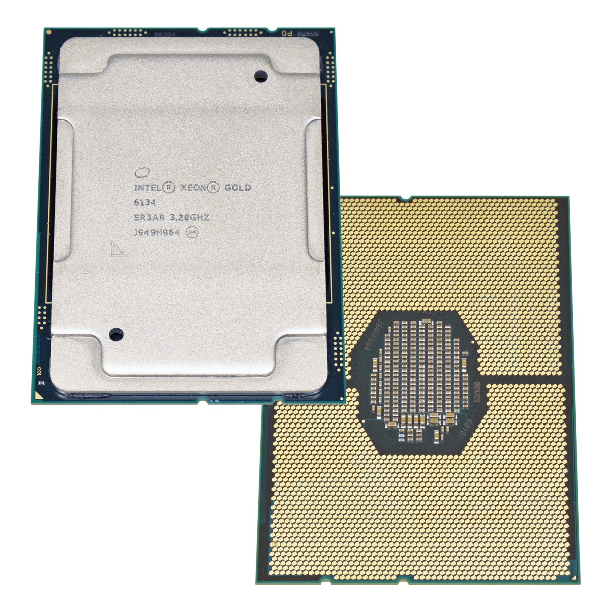 Intel Xeon Gold 6134 CPU Processor 3.20 GHz 8-Core 24.75 MB Cache SR3AR