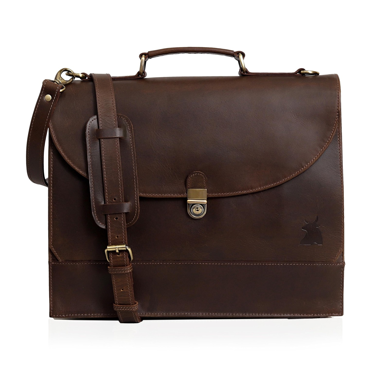 Leather Farm Messenger Bag for Men & Women 18 Inch – Premium Vintage Handmade...