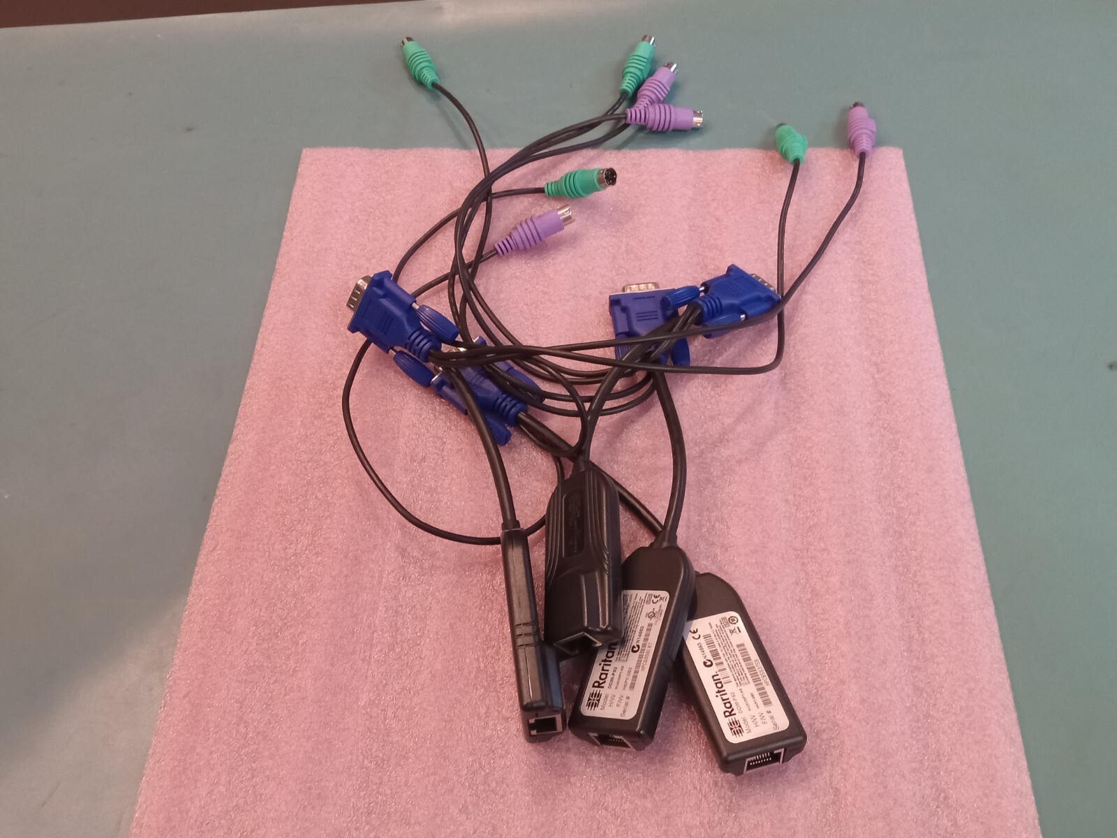 Lot of 4 Raritan DCIM-PS2 Computer Interface Modules