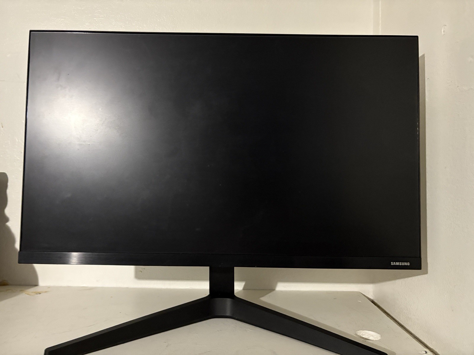 Samsung T350 24" FHD IPS Monitor - Dark Blue Gray