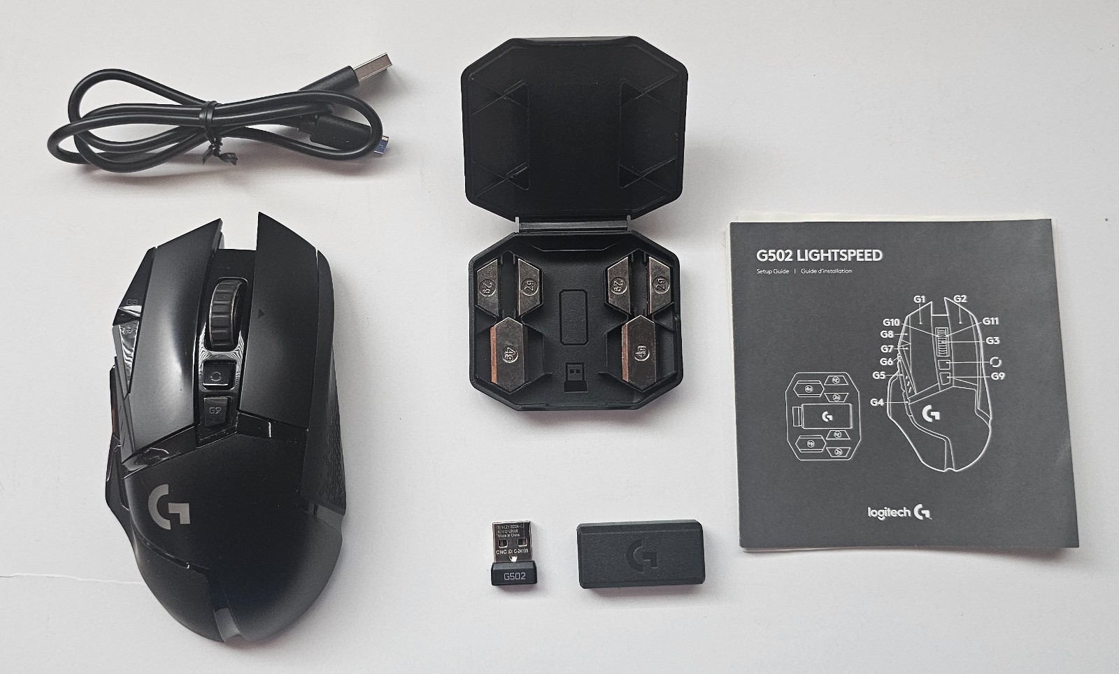 Logitech G502 Lightspeed Black RGB Wireless Gaming Mouse (910005565)