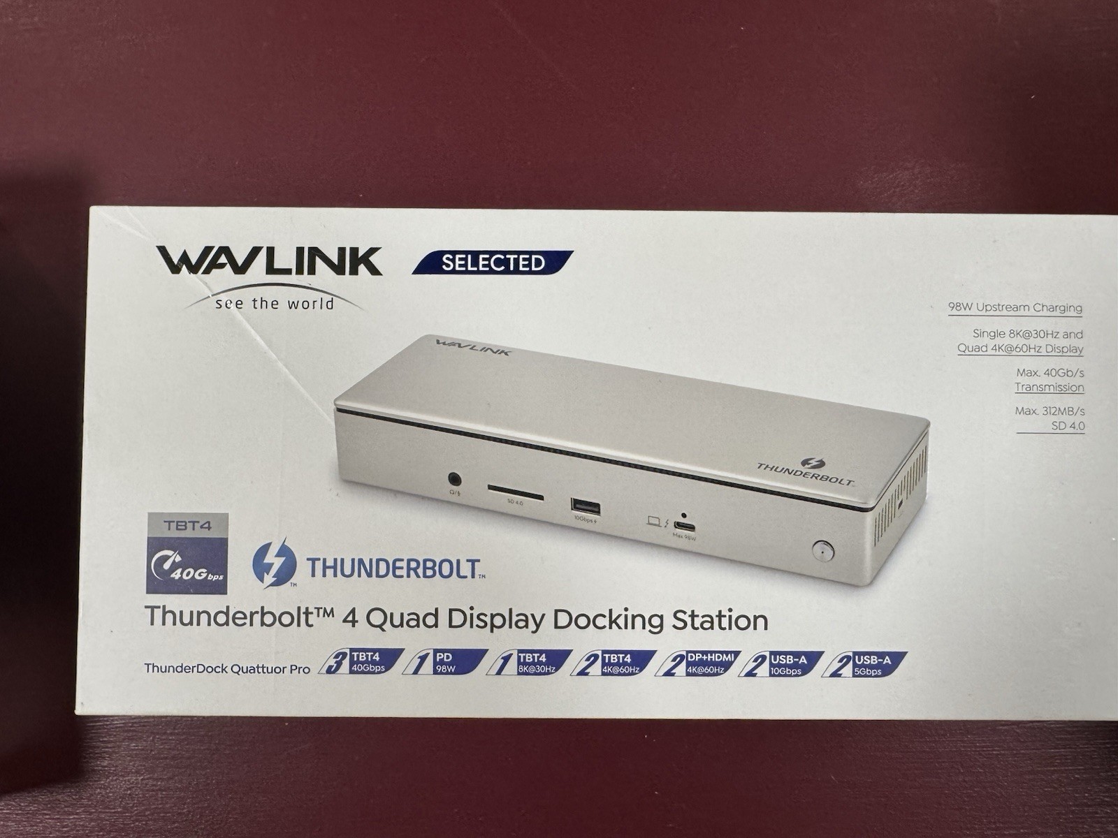 Thunderbolt 4 Quad-Monitor Doc