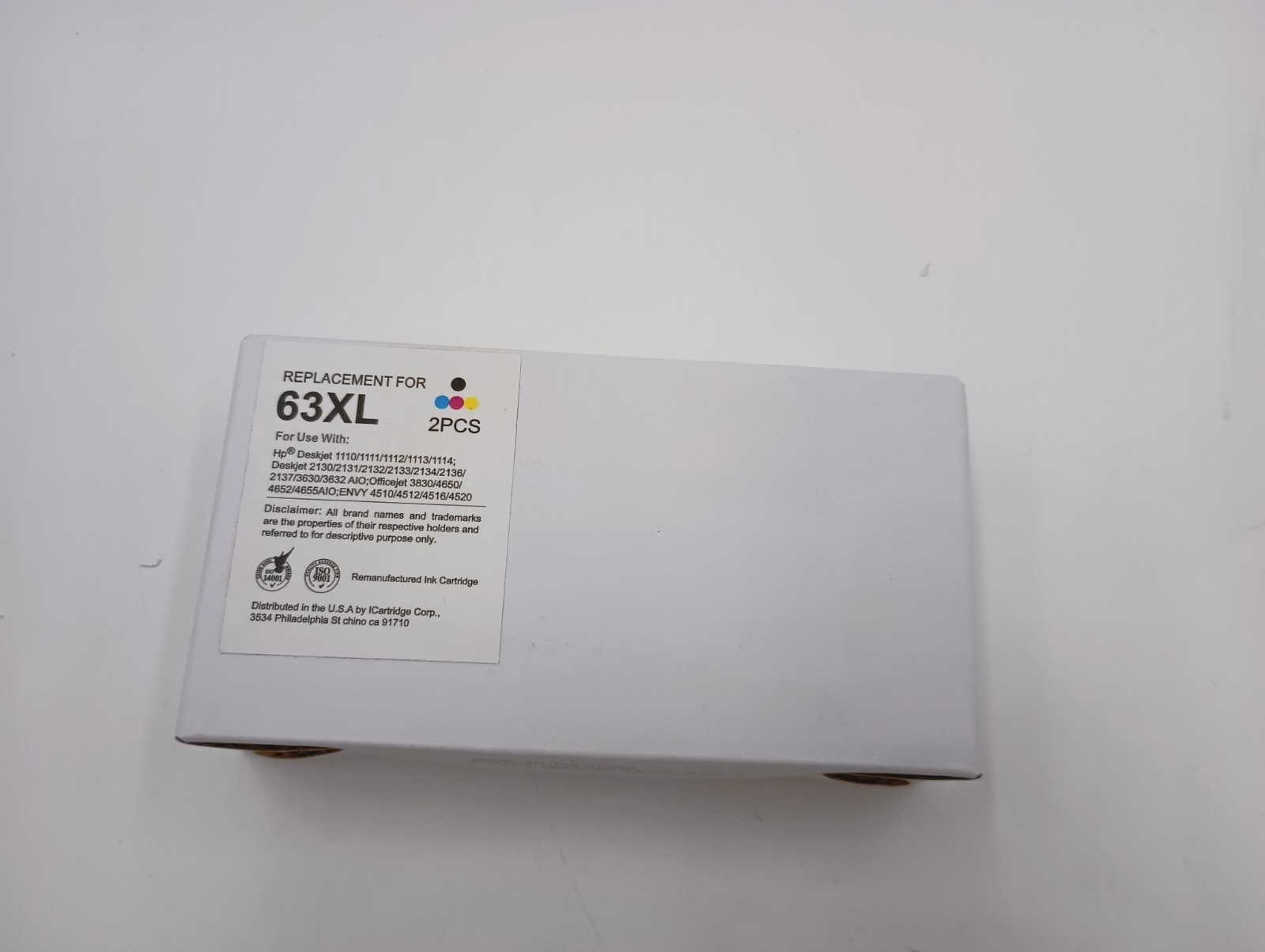 BUN TONER 63XL BLACK & TRI-COLOR PRINTER INK CARTRIDGES HIGH YIELD FOR HP