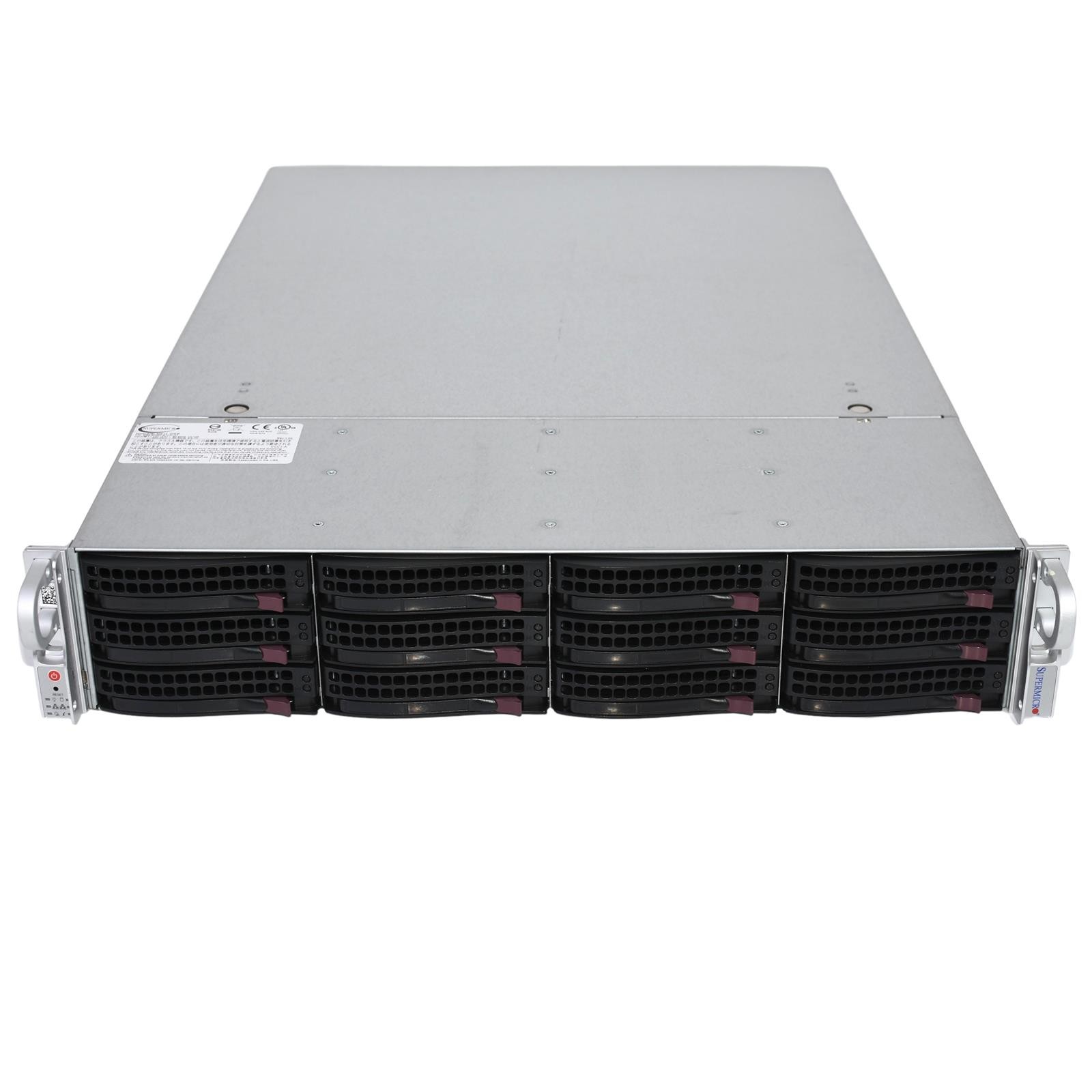 Supermicro CSE-826BE1C4-R1K23LPB 12-Bay 3.5" SAS3 12Gbps 2U Server Chassis NVME