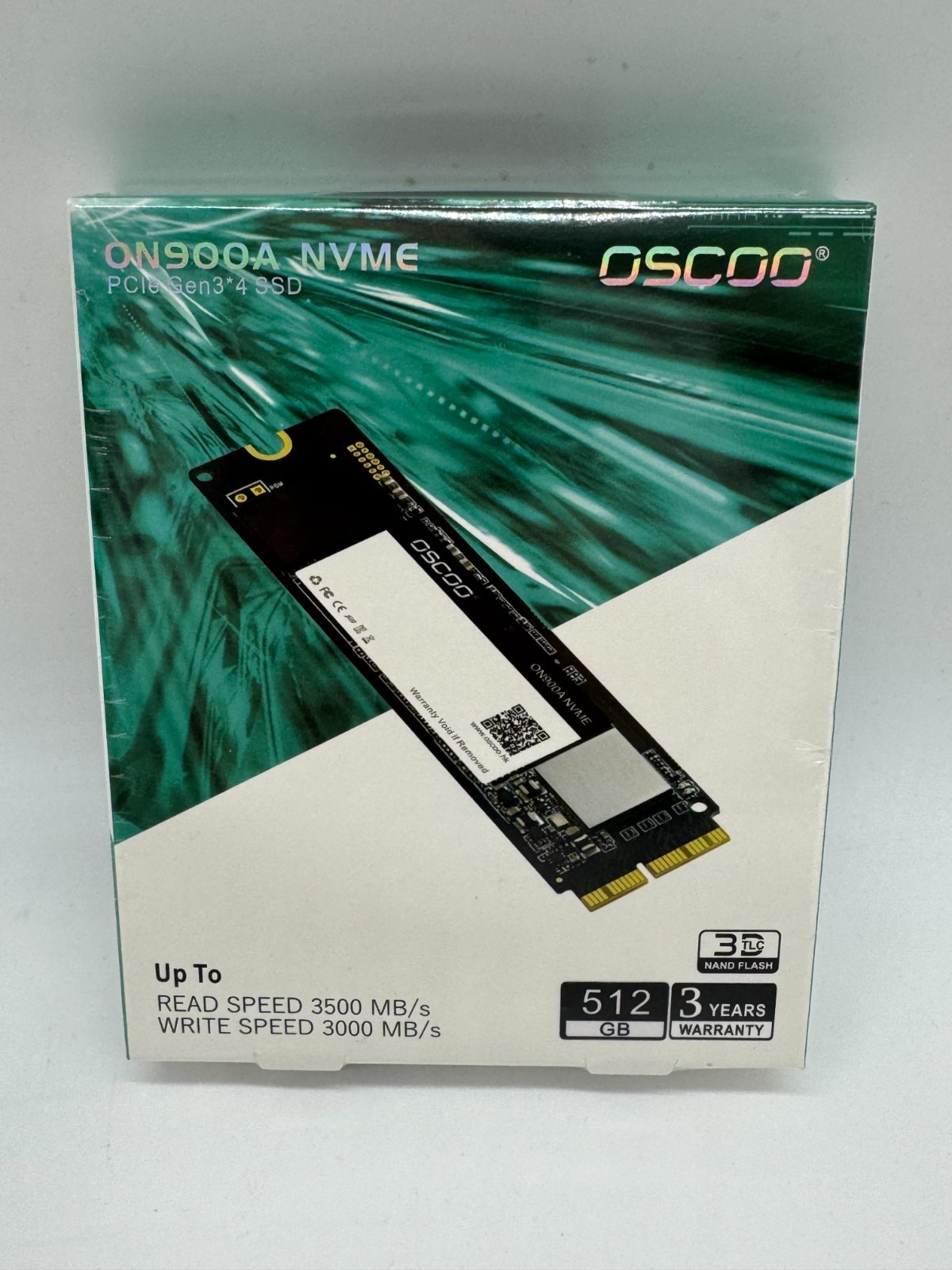 256GB OSCOO ON900A NVMe SSD PCIe Gen3 x4 M.2 2280 High-Speed Drive
