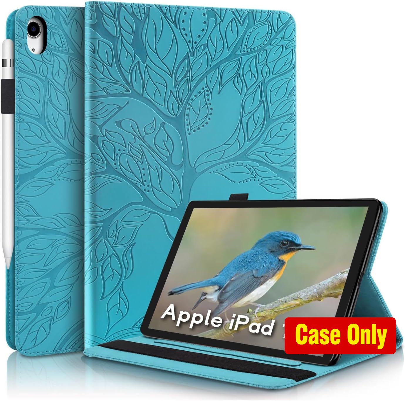 Slim Lightweight Case for 2025 iPad 11th Gen 11 Inch, Unique Design with Card Sl