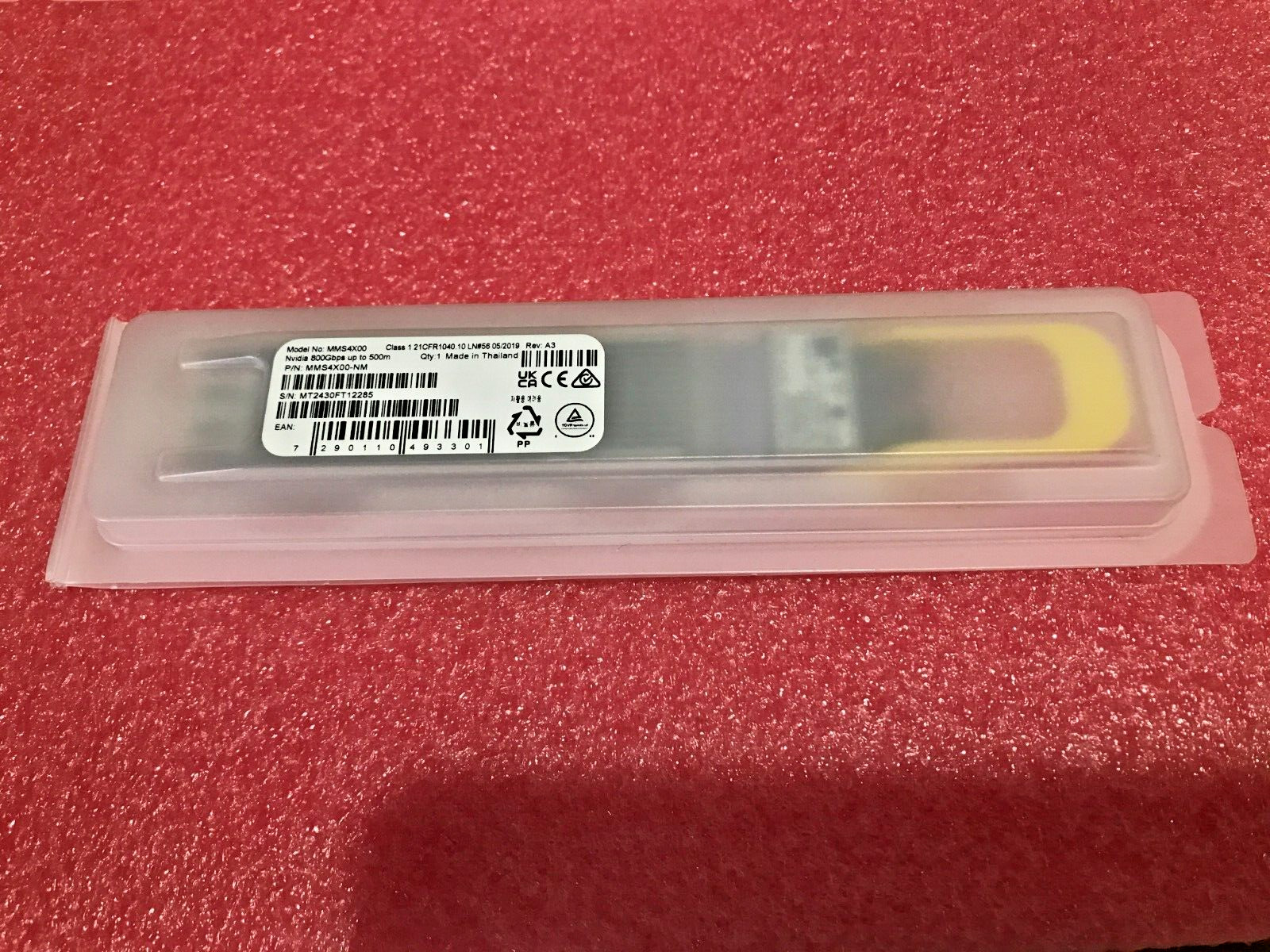 NVIDIA MMS4X00 MMS4X00-NM 800Gb/s Twin-port OSFP 800Gbps up to 500M Transceiver