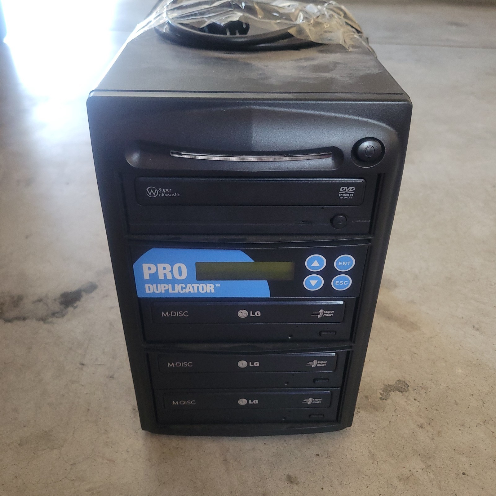 LG Pro Duplicator 1 TO 5 CD DVD Burner Duplication Tower - Tested Working