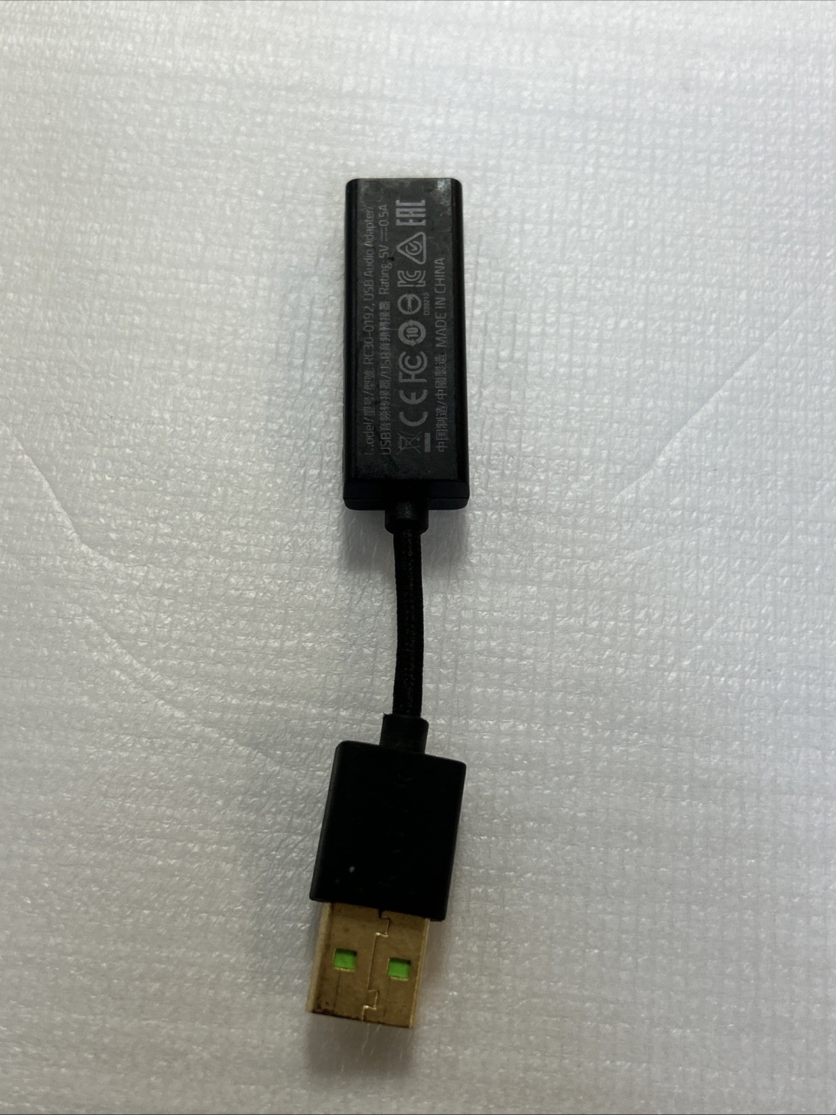 Razer USB/3.1mm Audio Adapter - Model (RC30-0192) Original OEM Razer