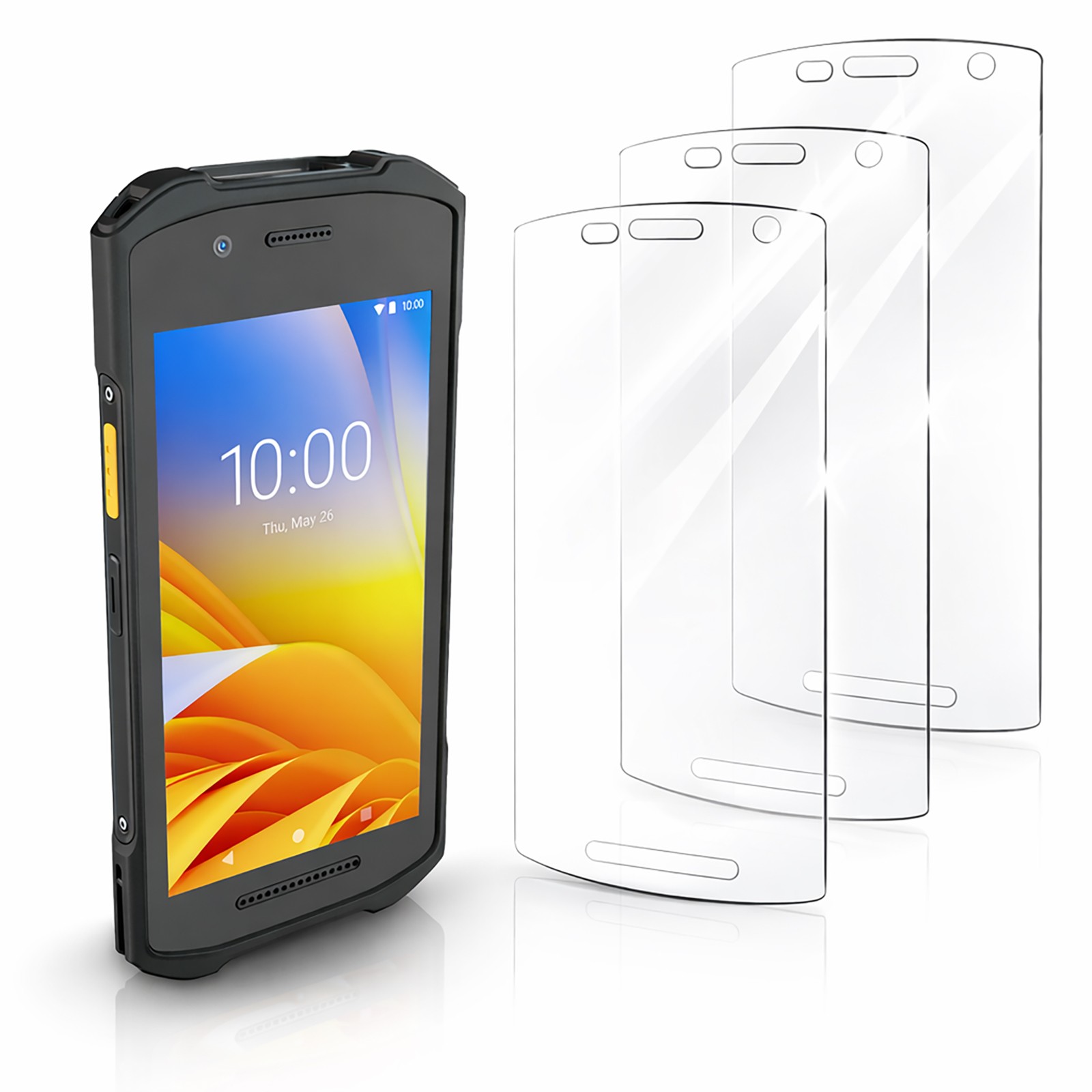 3Pcs Toughened Tempered Glass Screen Protector for Zebra TC21 TC26 Scanner