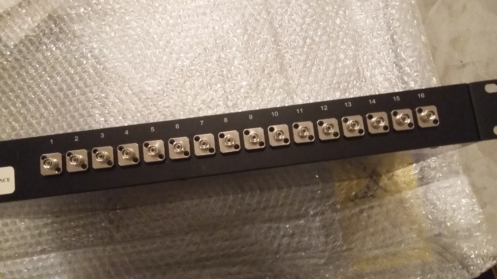 PLC Splitter Module / Rack Mount 1x16 PLC-1-1U-3-16-1 Single mode PLC11U3161