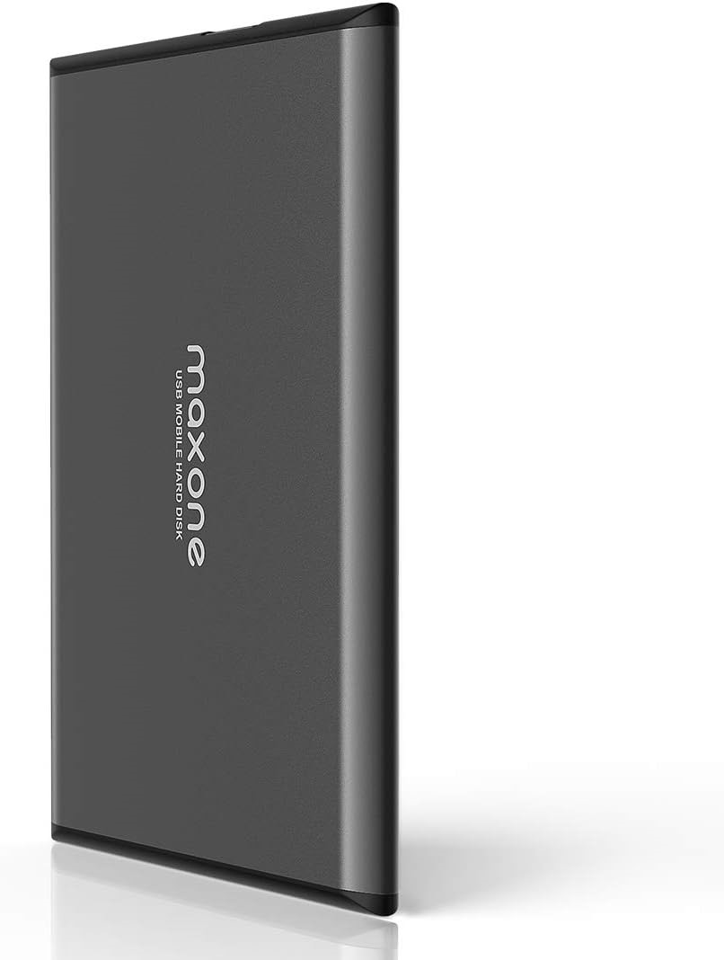 Maxone 250GB Ultra Slim Portable External Hard Drive HDD USB 3.0 for PC Mac...