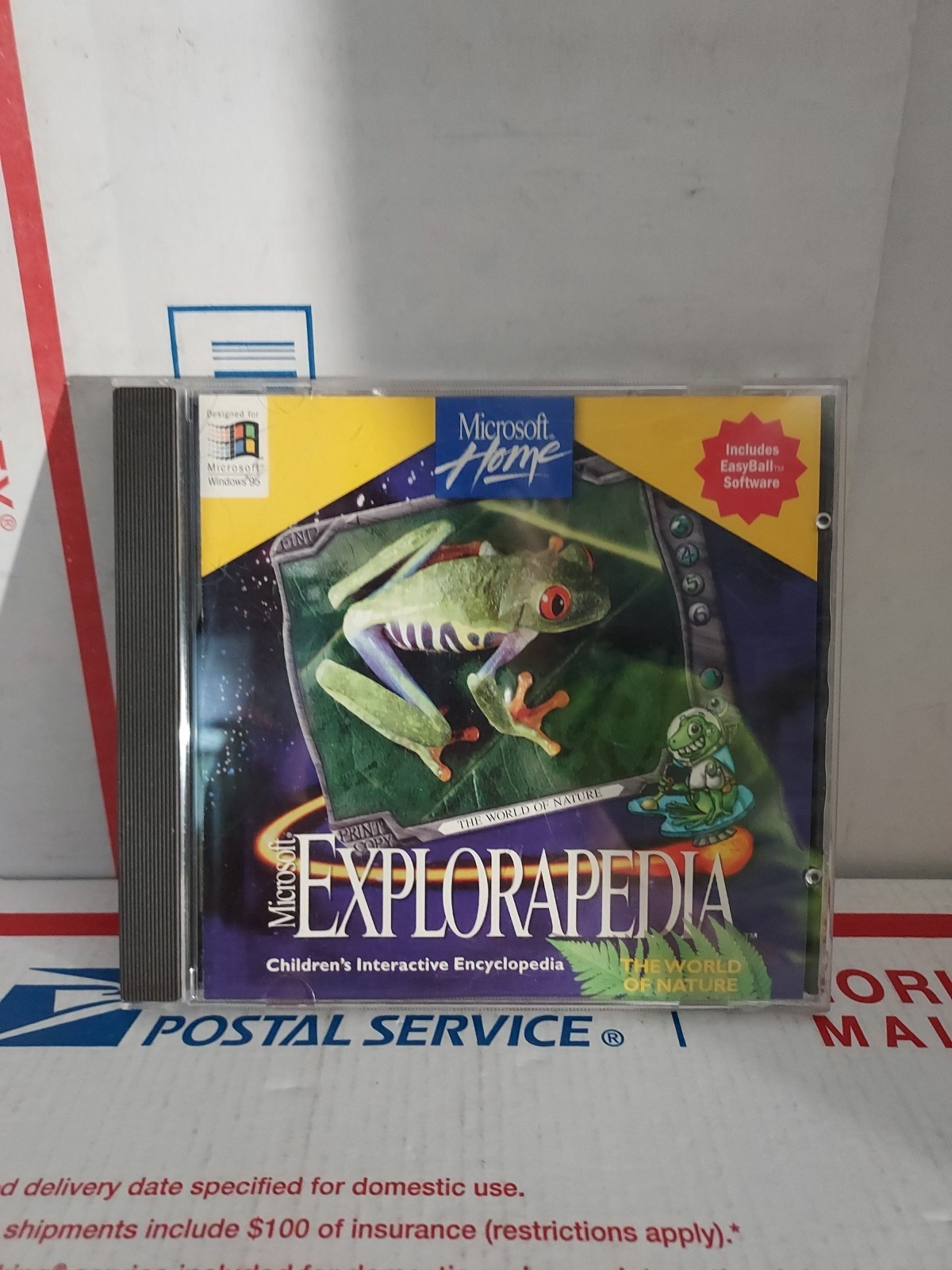 Microsoft Explorapedia: World of Nature PC CD-ROM Good Used No Keycodes - #159