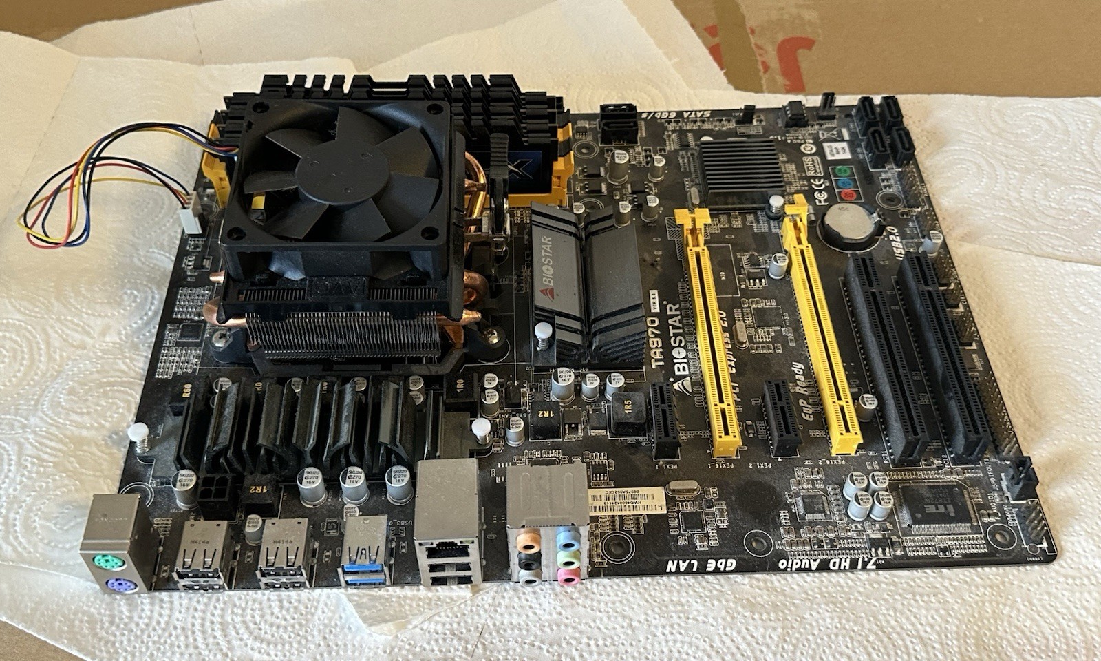 Motherboard Bundle Biostar TA970 Ver. 3.1 AMD FX4300 Quad Core 4x4GB RAM DDR 3