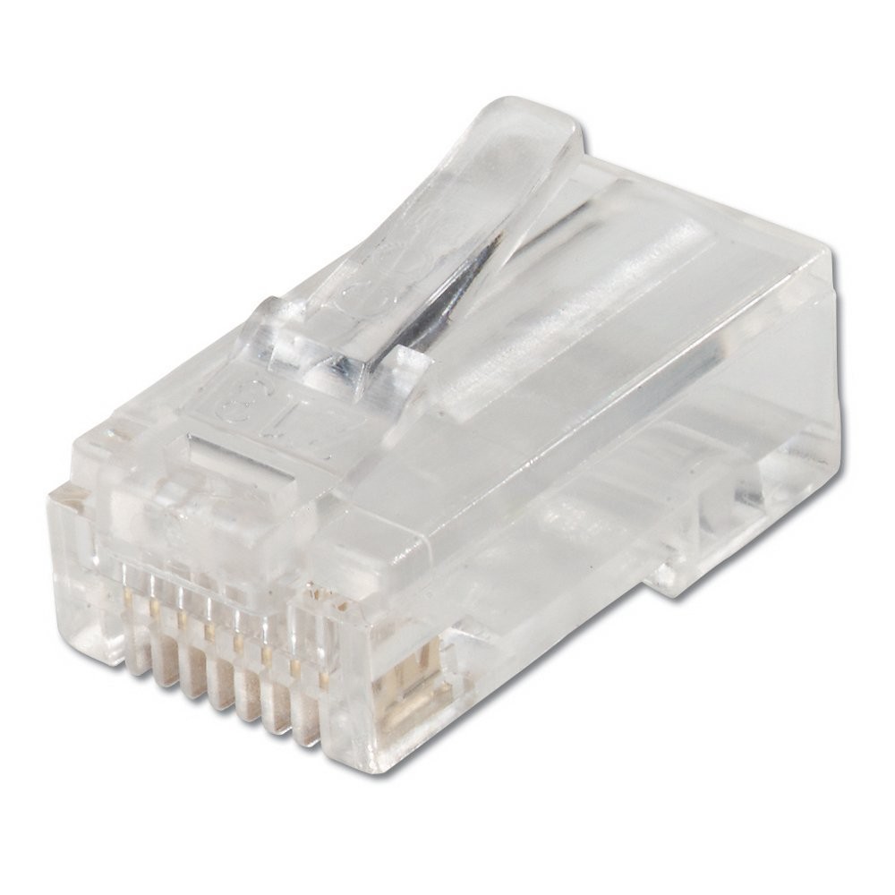 Leviton 47613-EZR EZ-RJ45 Cat 5e Plug, 10-Pack