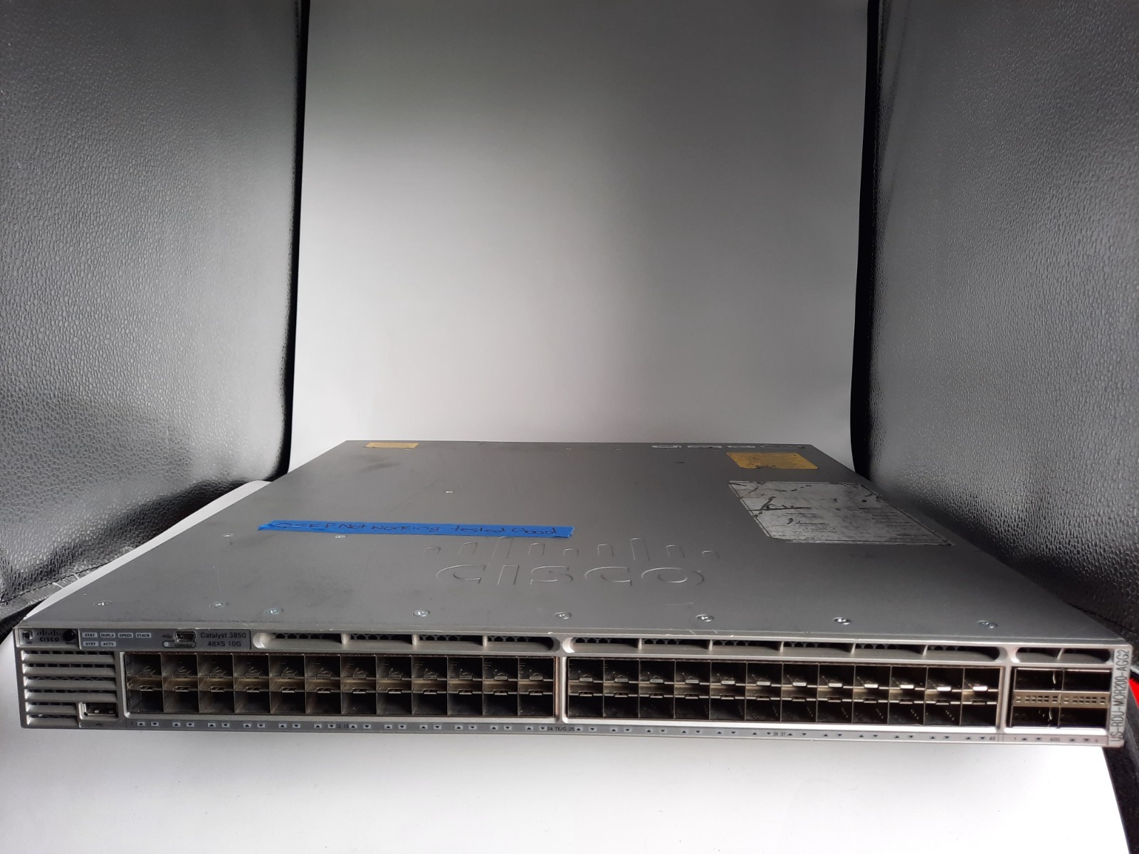 Cisco WS-C3850-48XS-S V02 QSFP Not Working With Power supplies & Fans TESTED