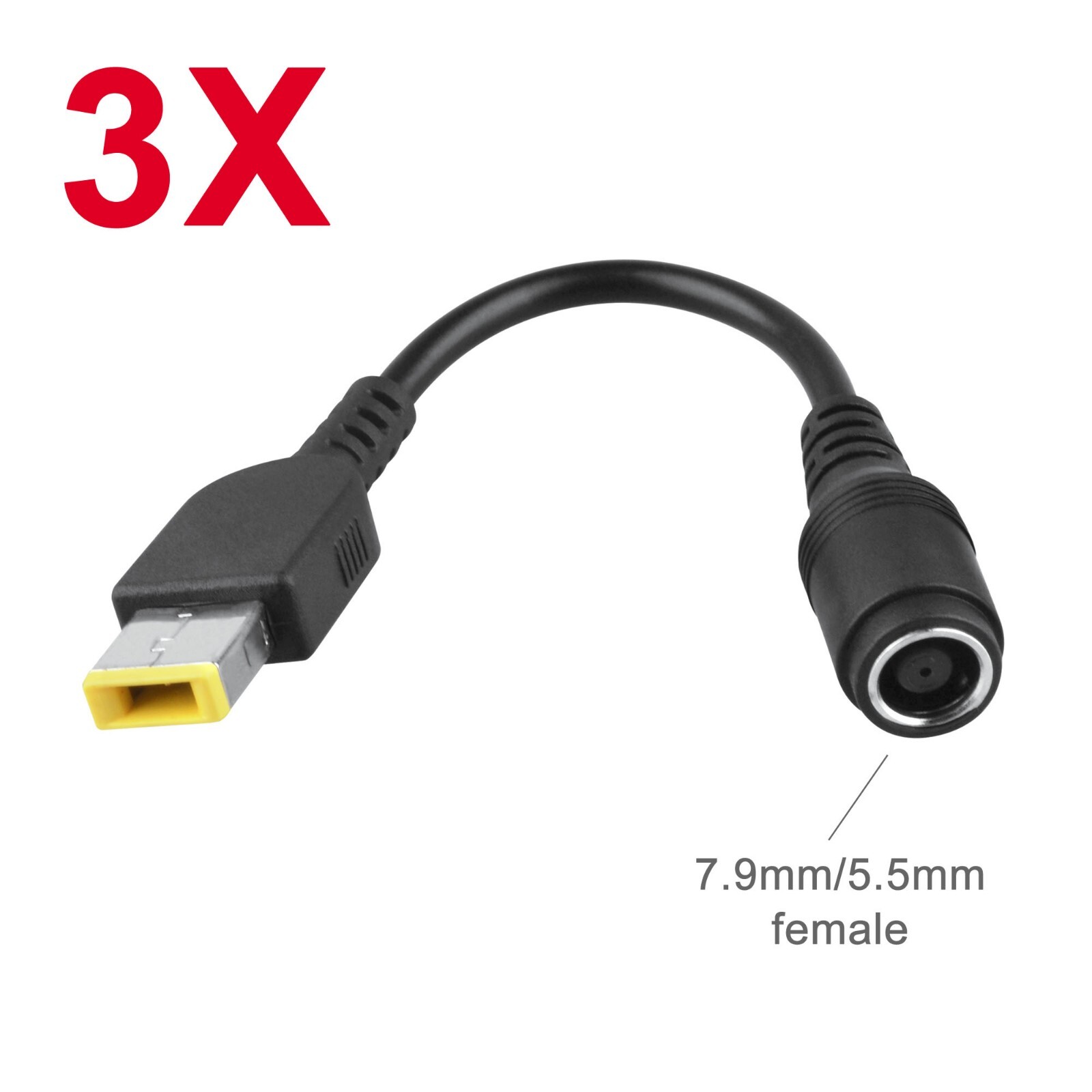 3pcs Charger Power Adapter Converter Cable Cord For Lenovo ThinkPad T440 T440S