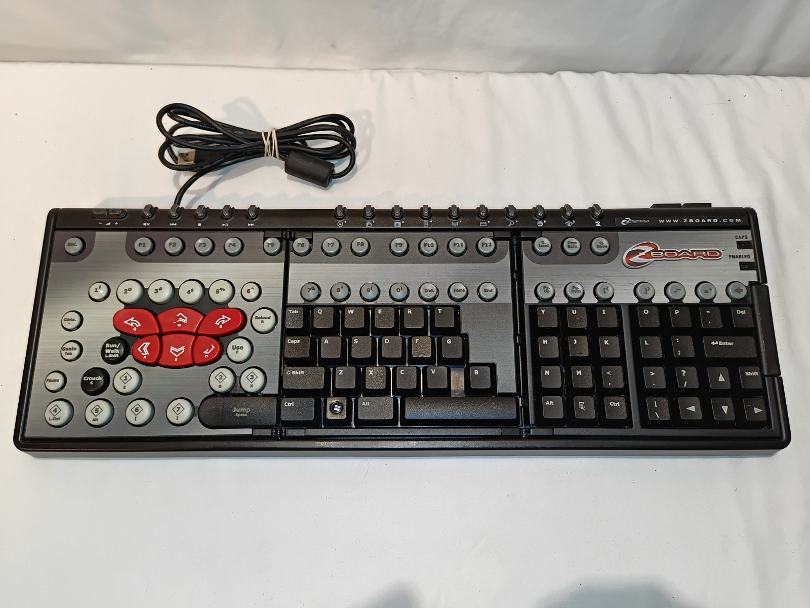 Zboard Foldable Keyboard ZBD-101 Ultimate Computer Video Gaming Keyboard Tested