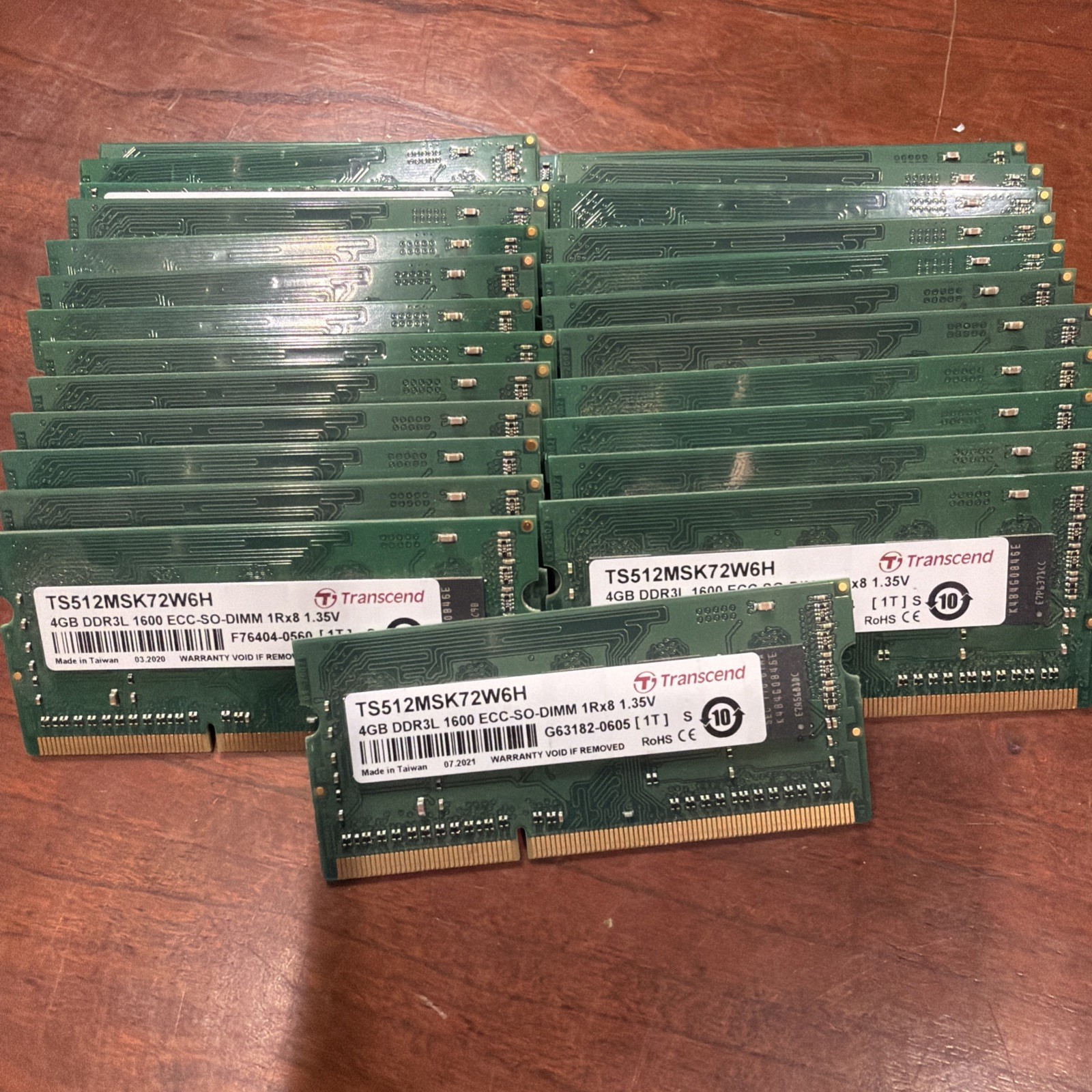 Transcend 4GB DDR3L 1600 ECC SO DIMM 1RX8 TS512MSK72W6H