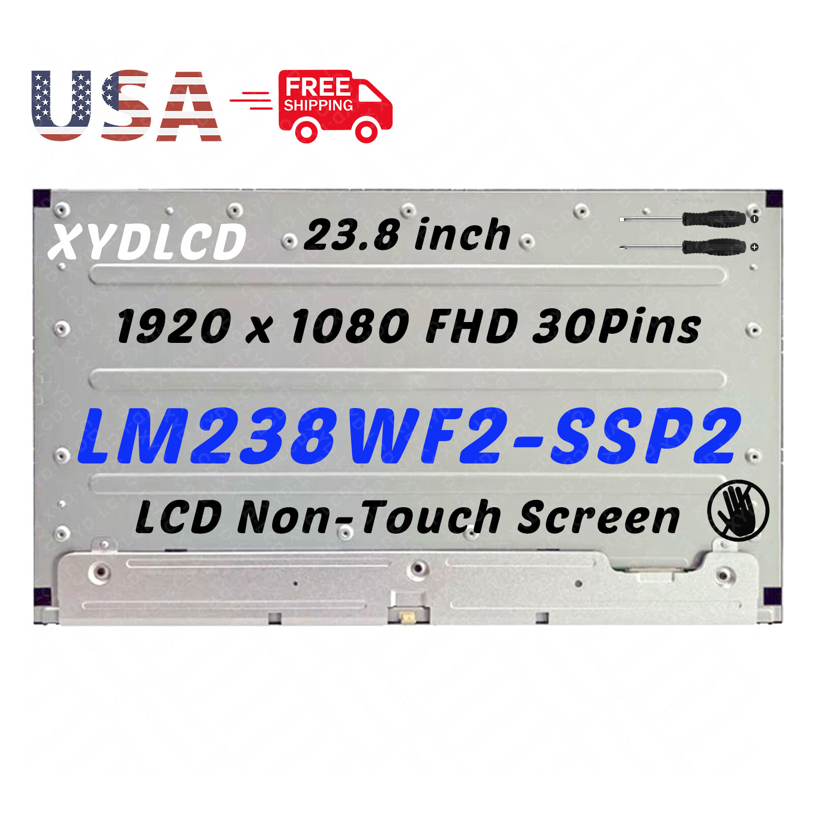 23.8" for Dell OptiPlex All-in-One 7420 LCD Screen Display Panel Replacement 24"