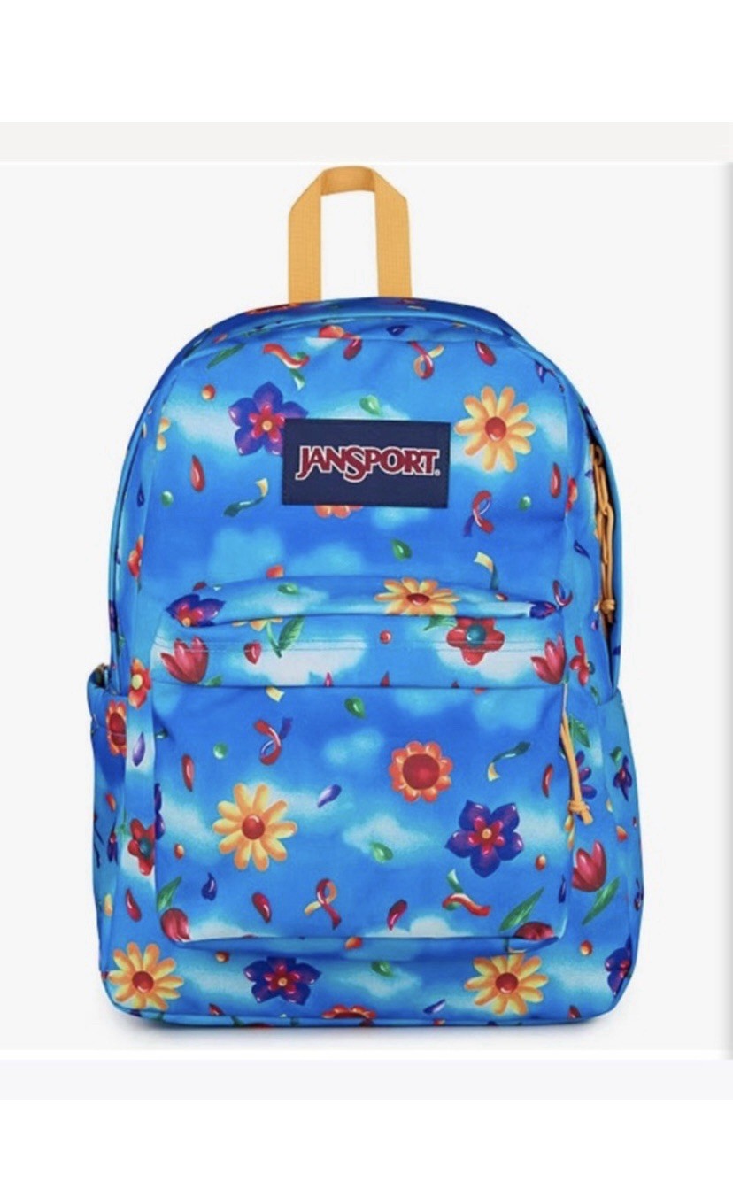 JanSport SuperBreak Plus Backpack Daydream Floral NEW