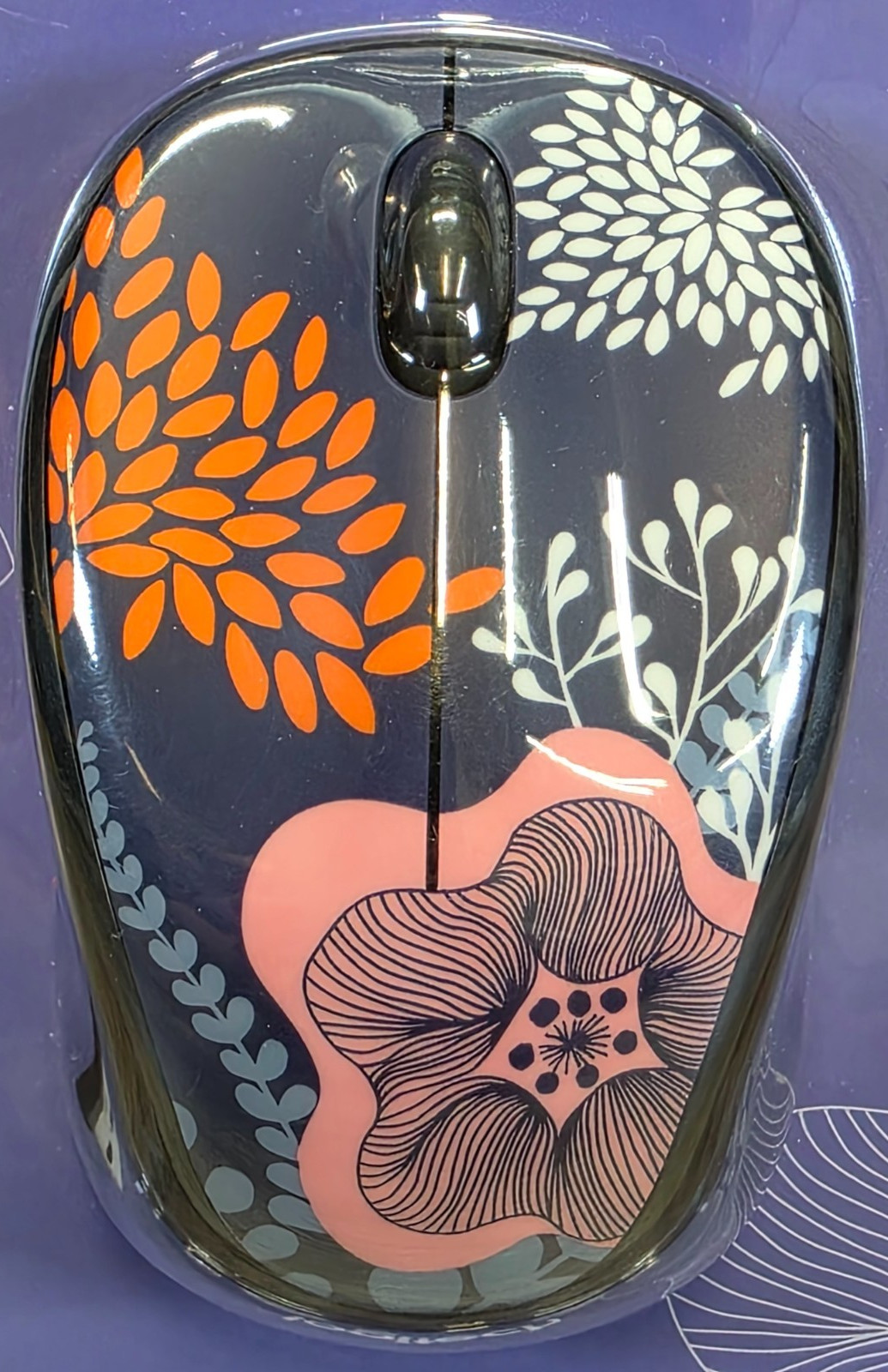 Logitech M317c Design Collection Wireless Mouse Limit Edition Forest Floral NEW