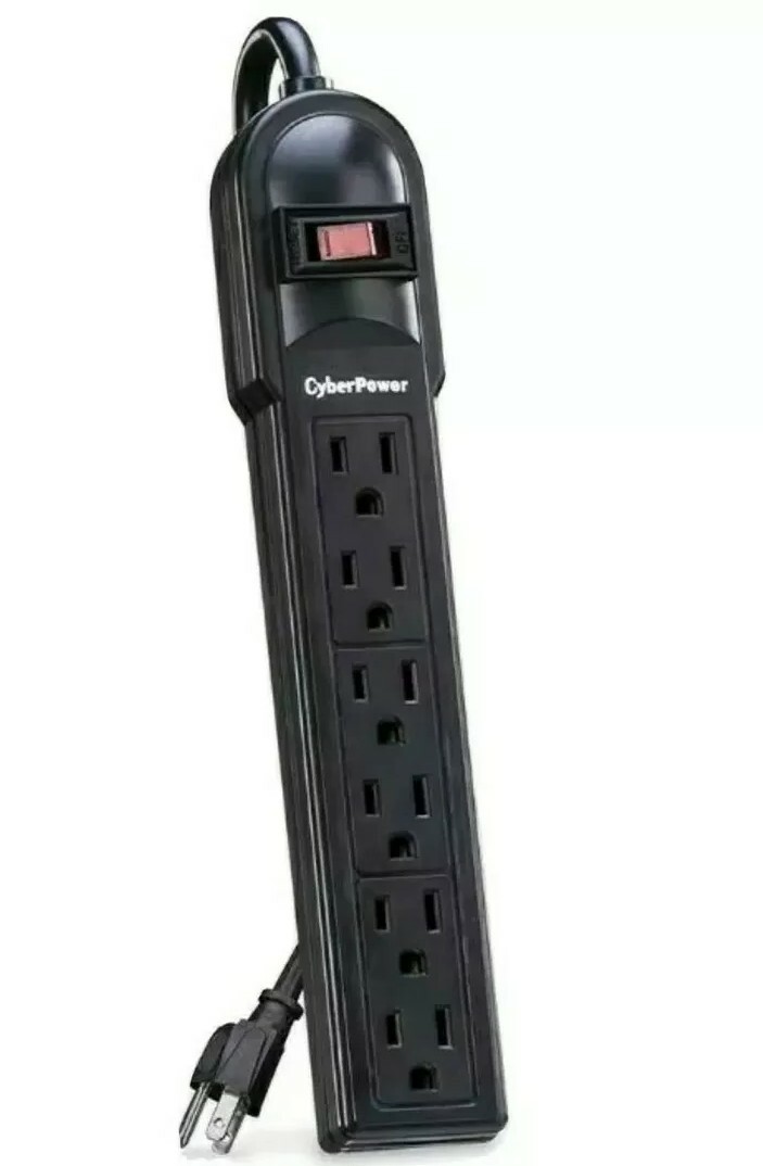CyberPower Power Strip Surge Protector 6 Outlets 4ft brand new in box 