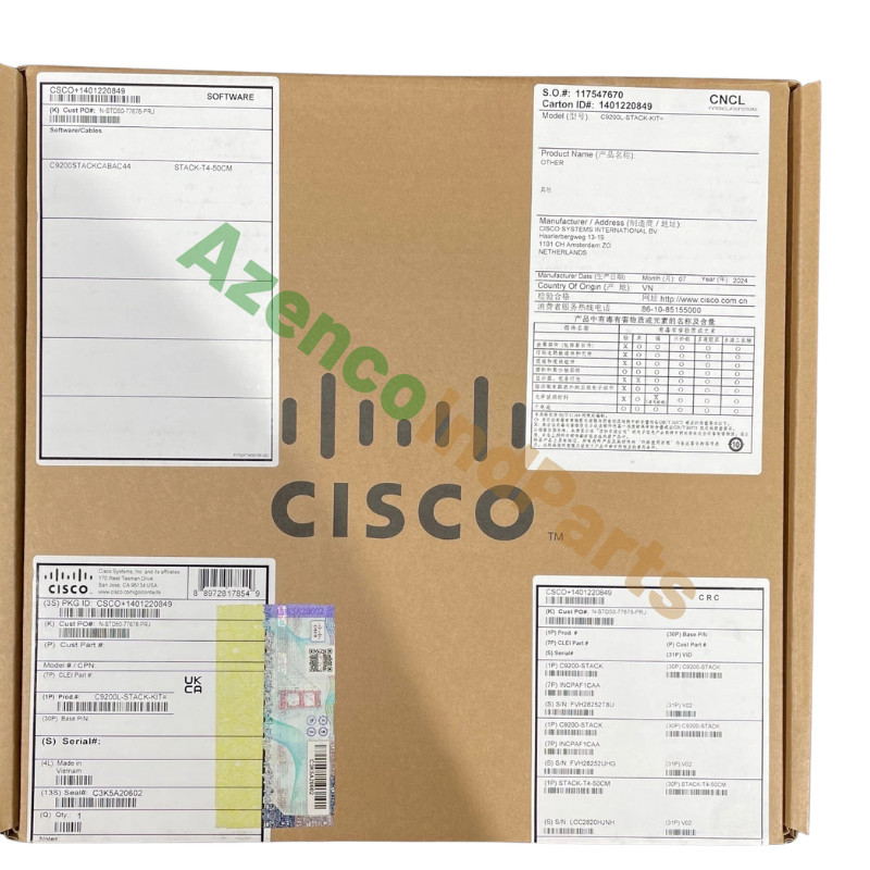 1PCS NEW Cisco Catalyst C9200L-STACK-KIT Network Stack Kit Fast Shipping