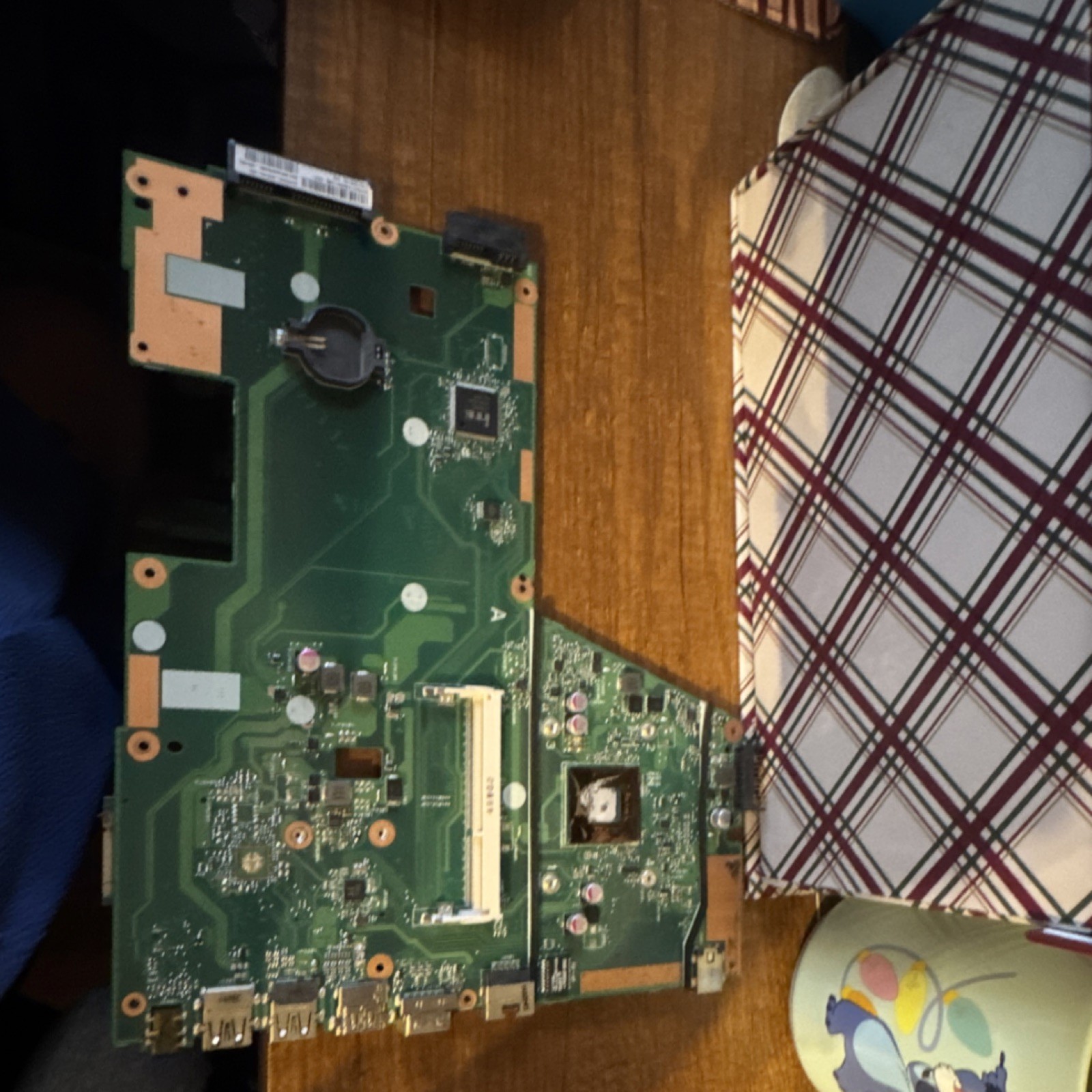 Laptop Motherboard Green Circuit Board Replacement Part for Repair or Upgrade
