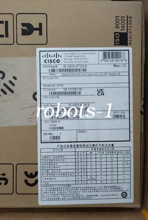 IE-3300-8P2S-E Industrial Switch New FedEx or DHL