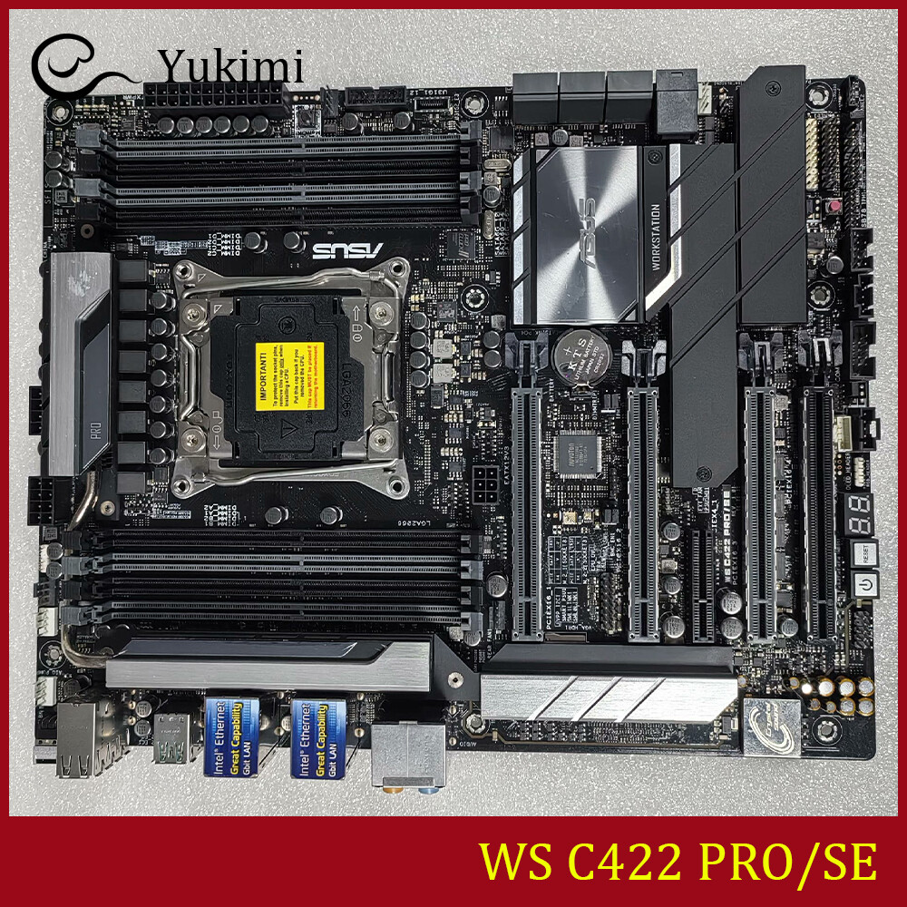 FOR ASUS WS C422 PRO/SE DDR4*8 Socket 2066 1024GB ATX Ｍotherboard Test OK