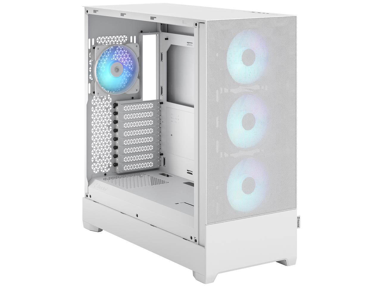 Fractal Design Pop XL Air RGB White TG ATX High-Airflow Clear Tempered Glass Win