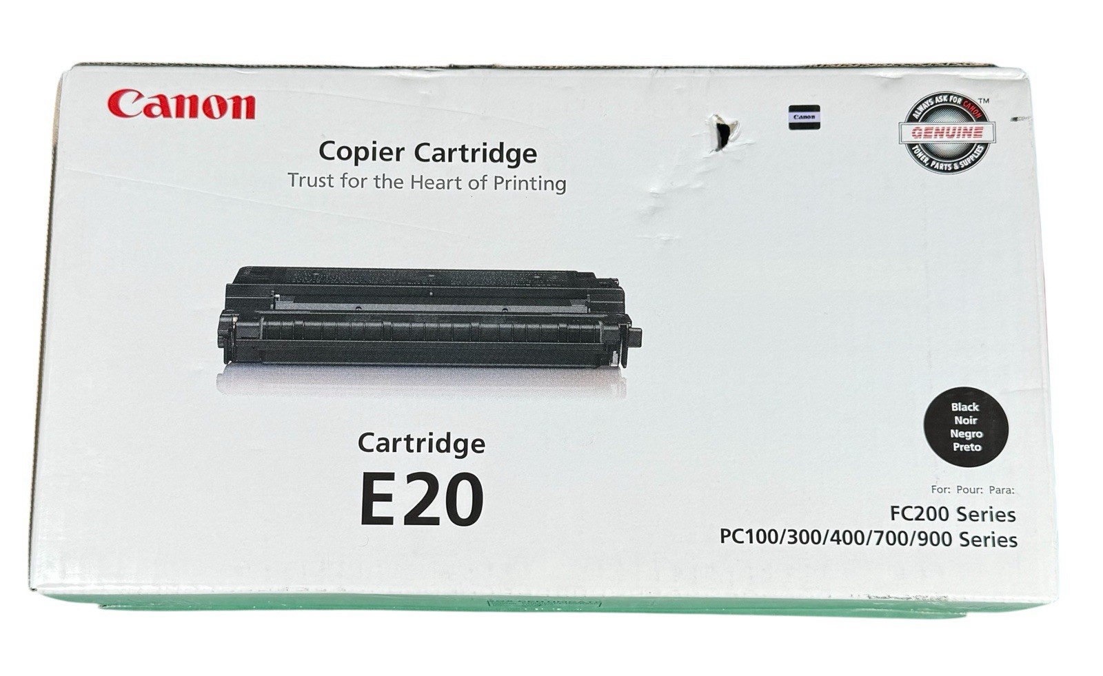 Canon Copier Black E20 Cartridge (for FC200 Series) NEW & SEALED